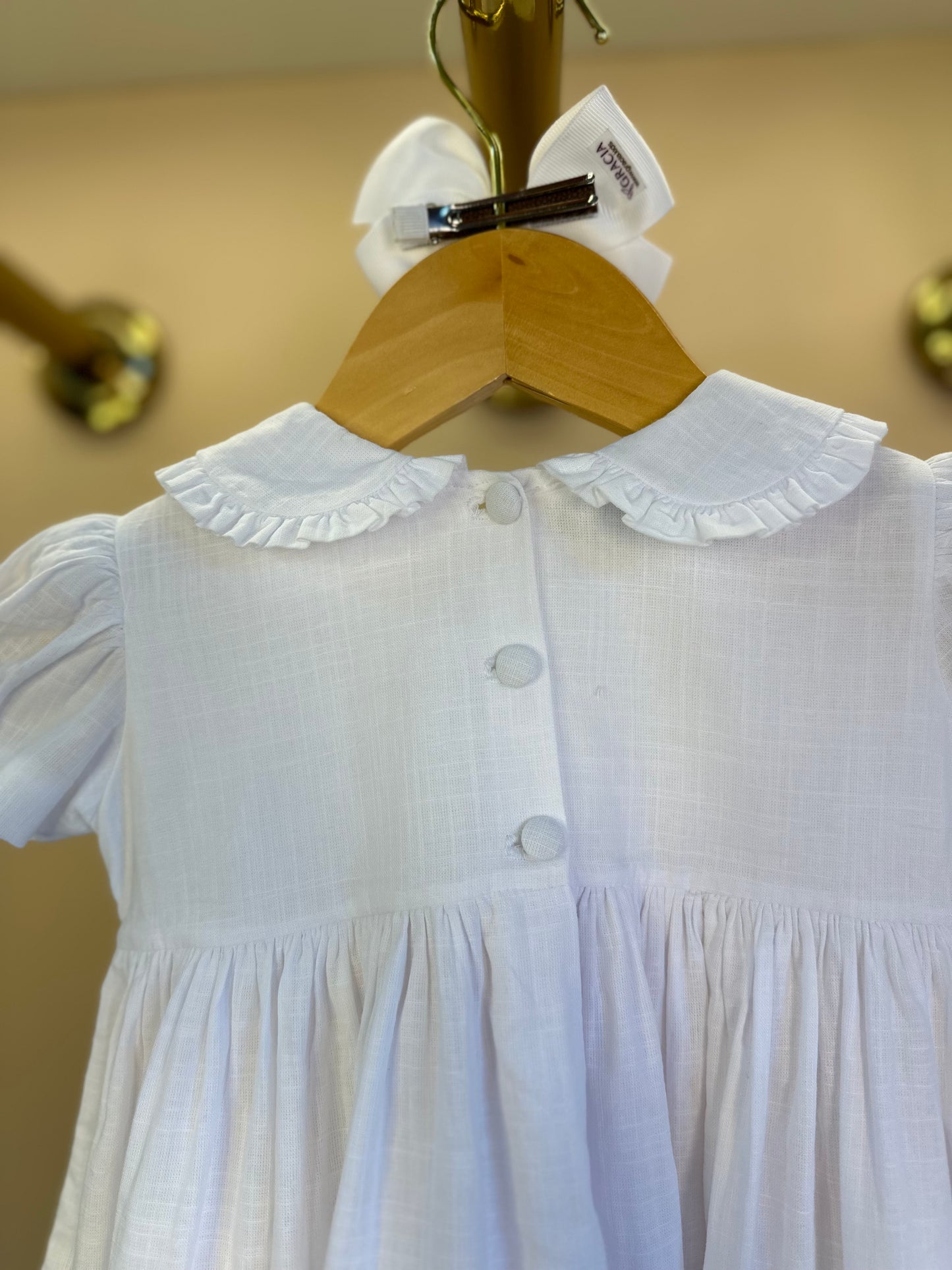 Vestido Bebê Daniela Branco - Gracia