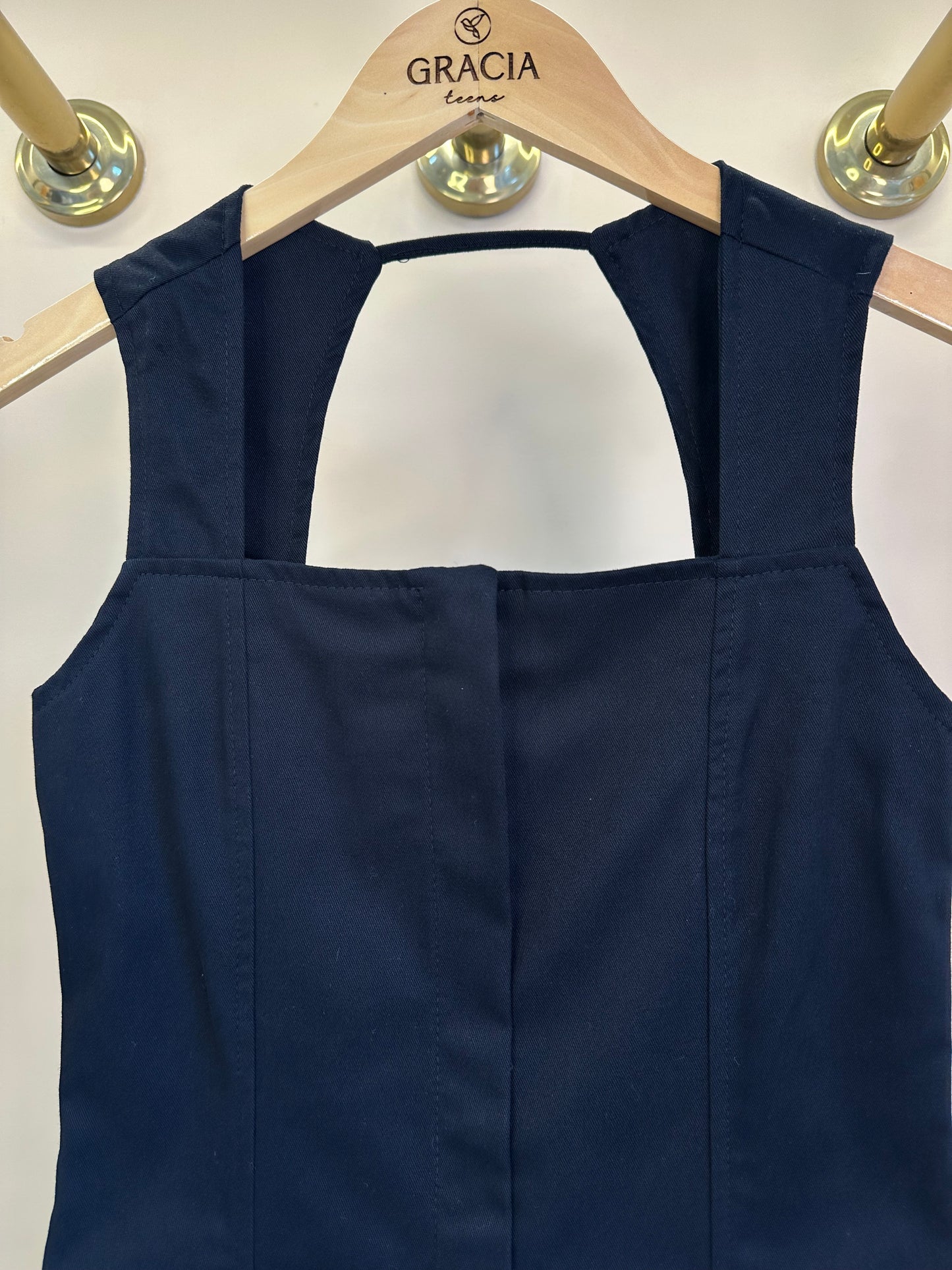 Vestido Teen Bolsos Cargo Preto - Two In