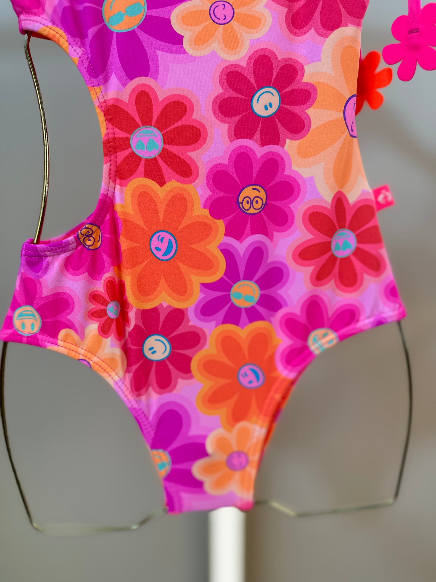 Maiô Infantil Laura Happy Flower - Siri Kids