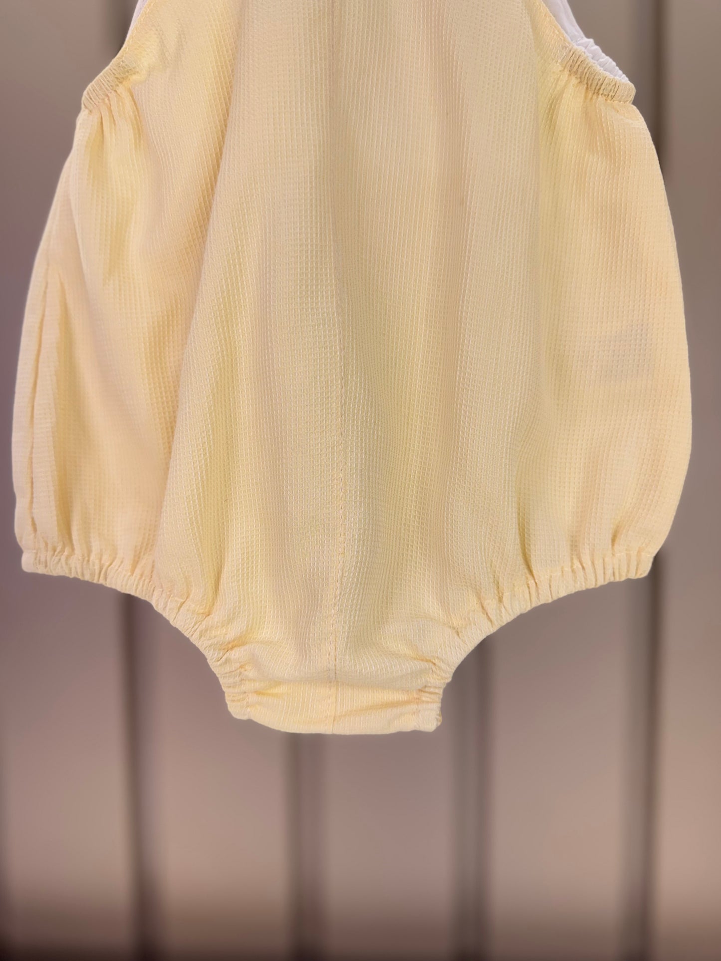 Jardineira Bebê Revelação Girafa - Roana