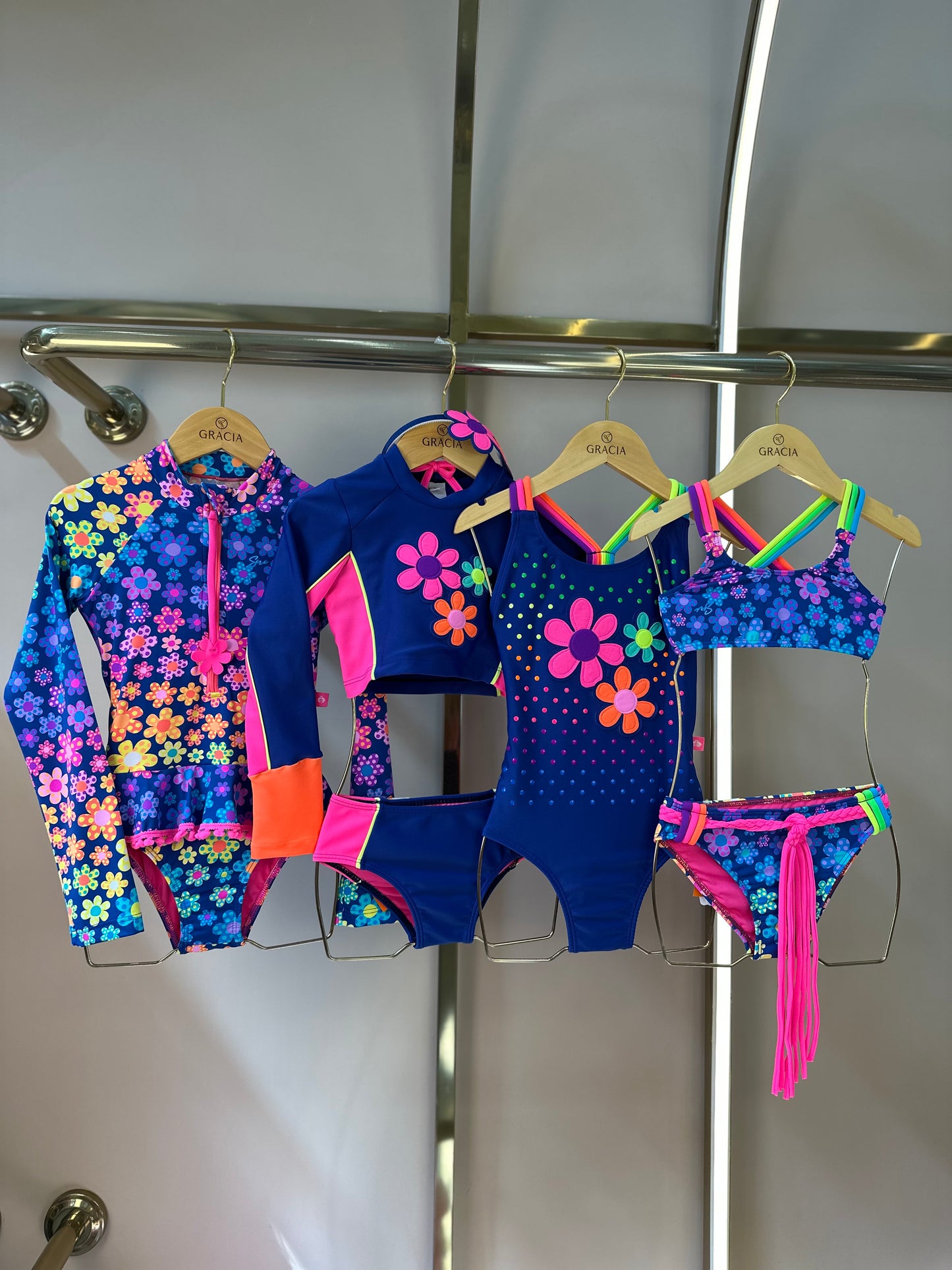 Maiô Infantil Talita Jardim Colorido - Siri Kids