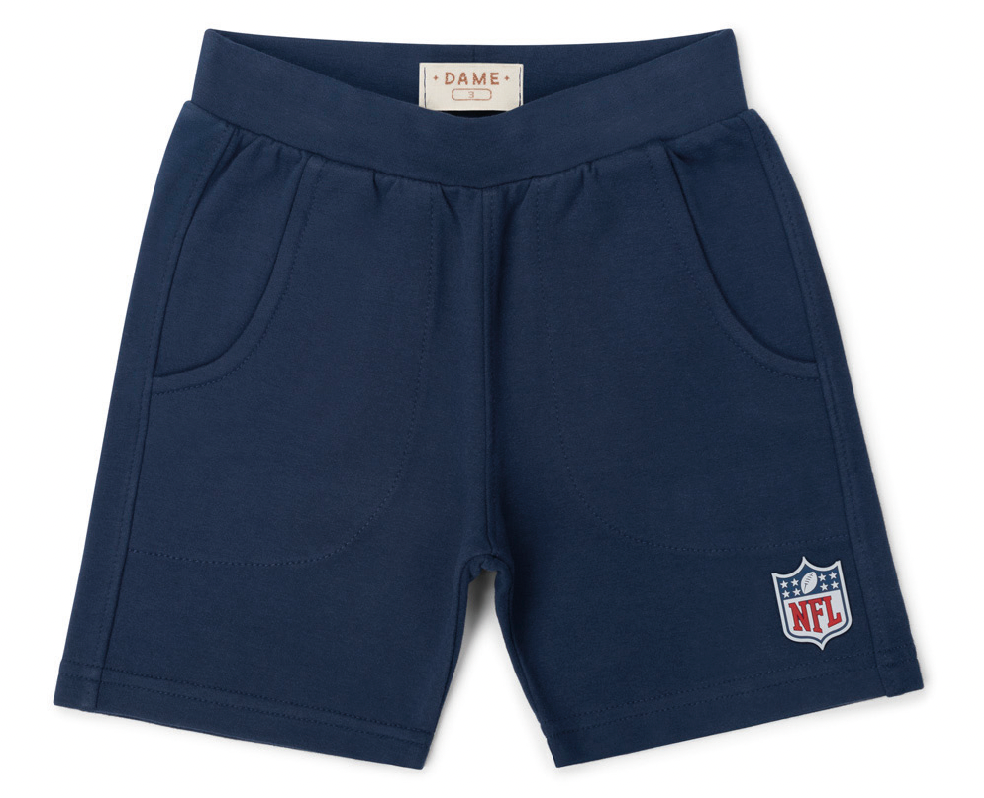 Bermuda Infantil Futebol NFL Patriots Marinho - Dame