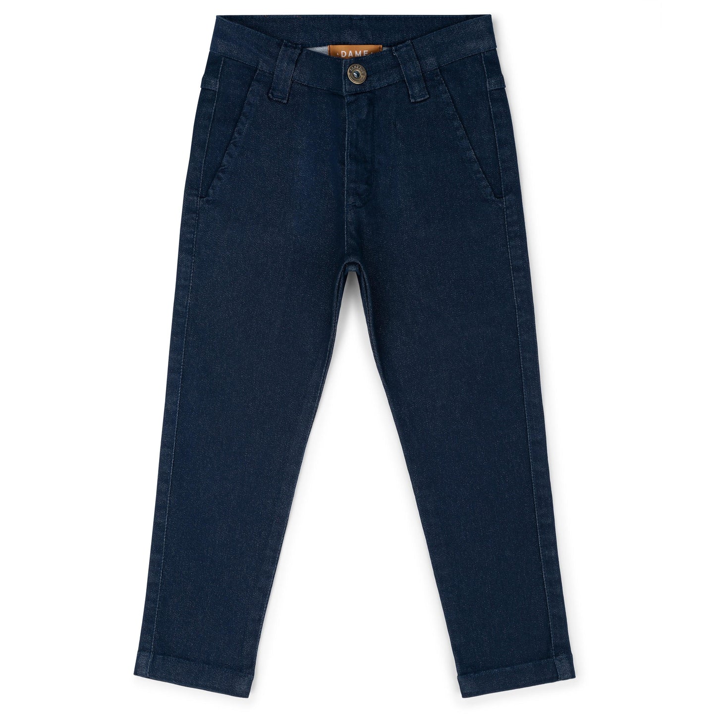 Calça social skinny de sarja marinho - Dame - Gracia