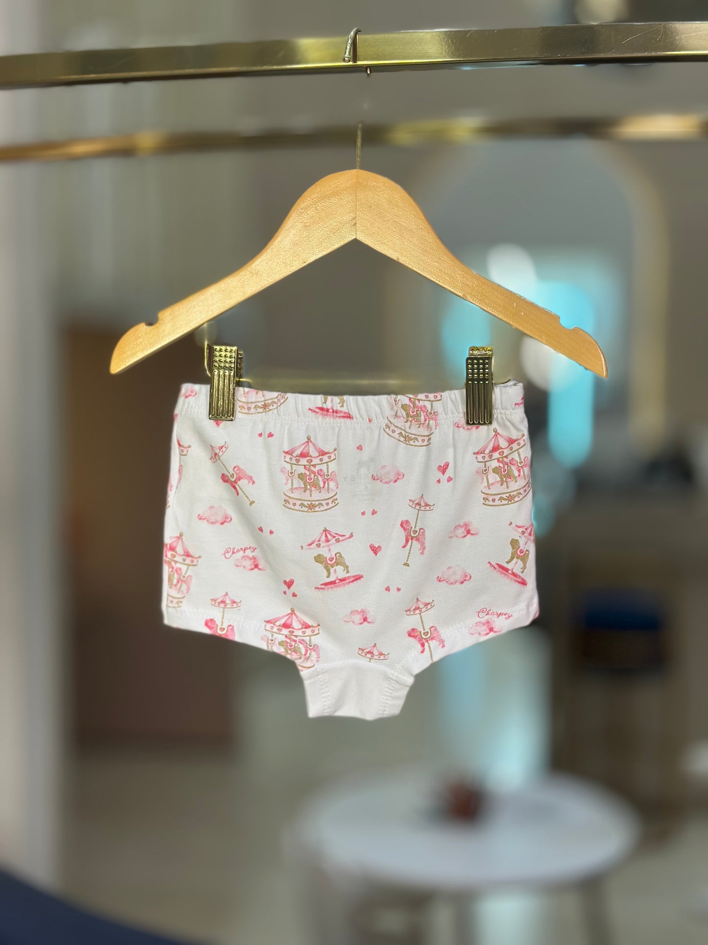 Kit Calcinhas Infantis Rosa e Princess - Charpey