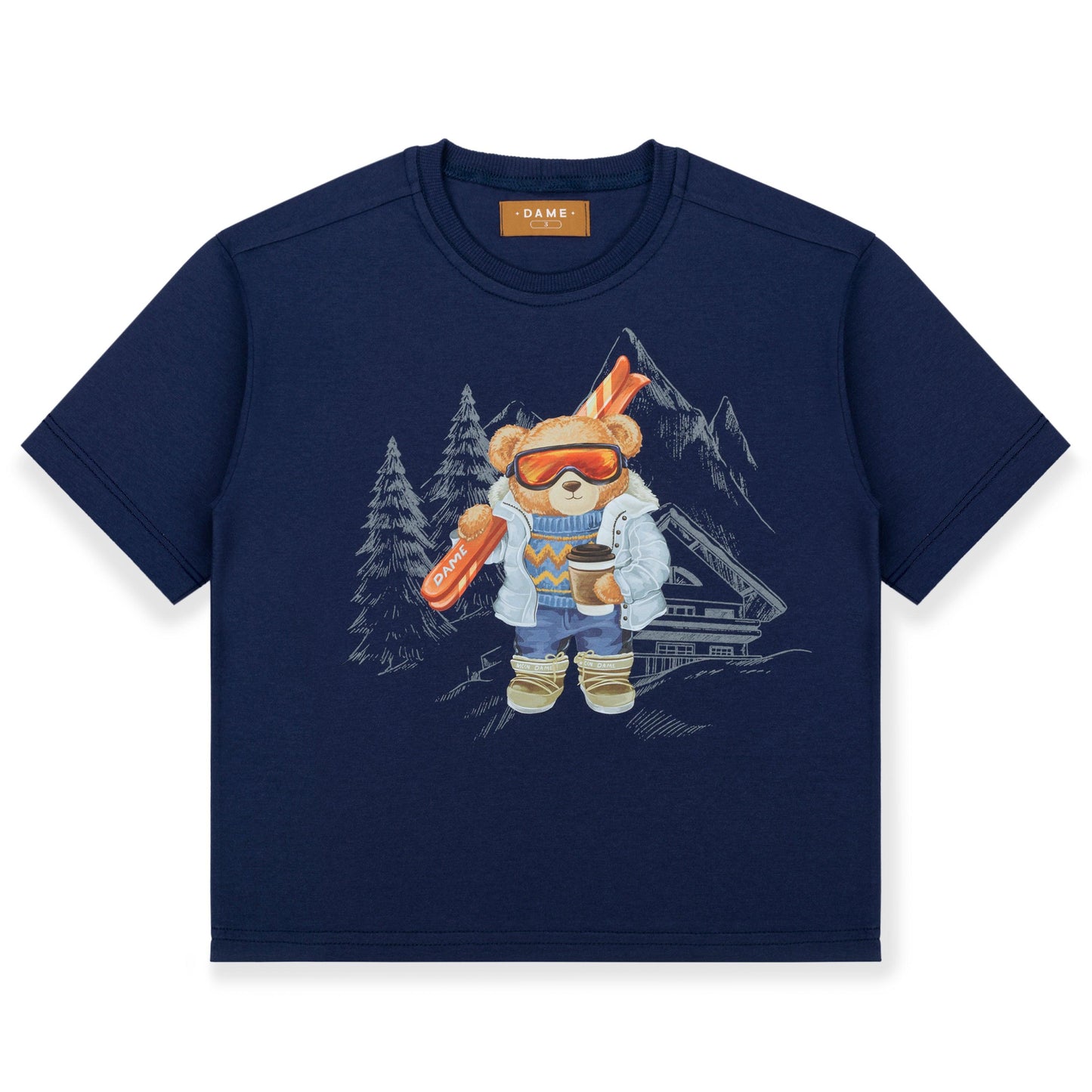 Camiseta Urso Ski Dame - Gracia
