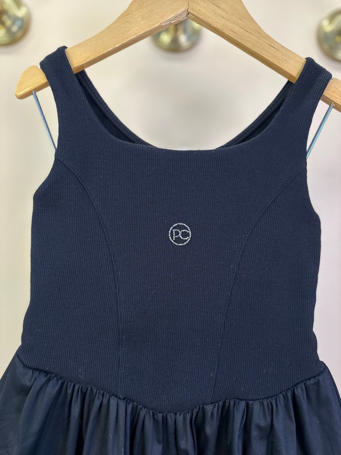 Vestido Infantil Corsele Saia Rodada Preto - Petit Cherie