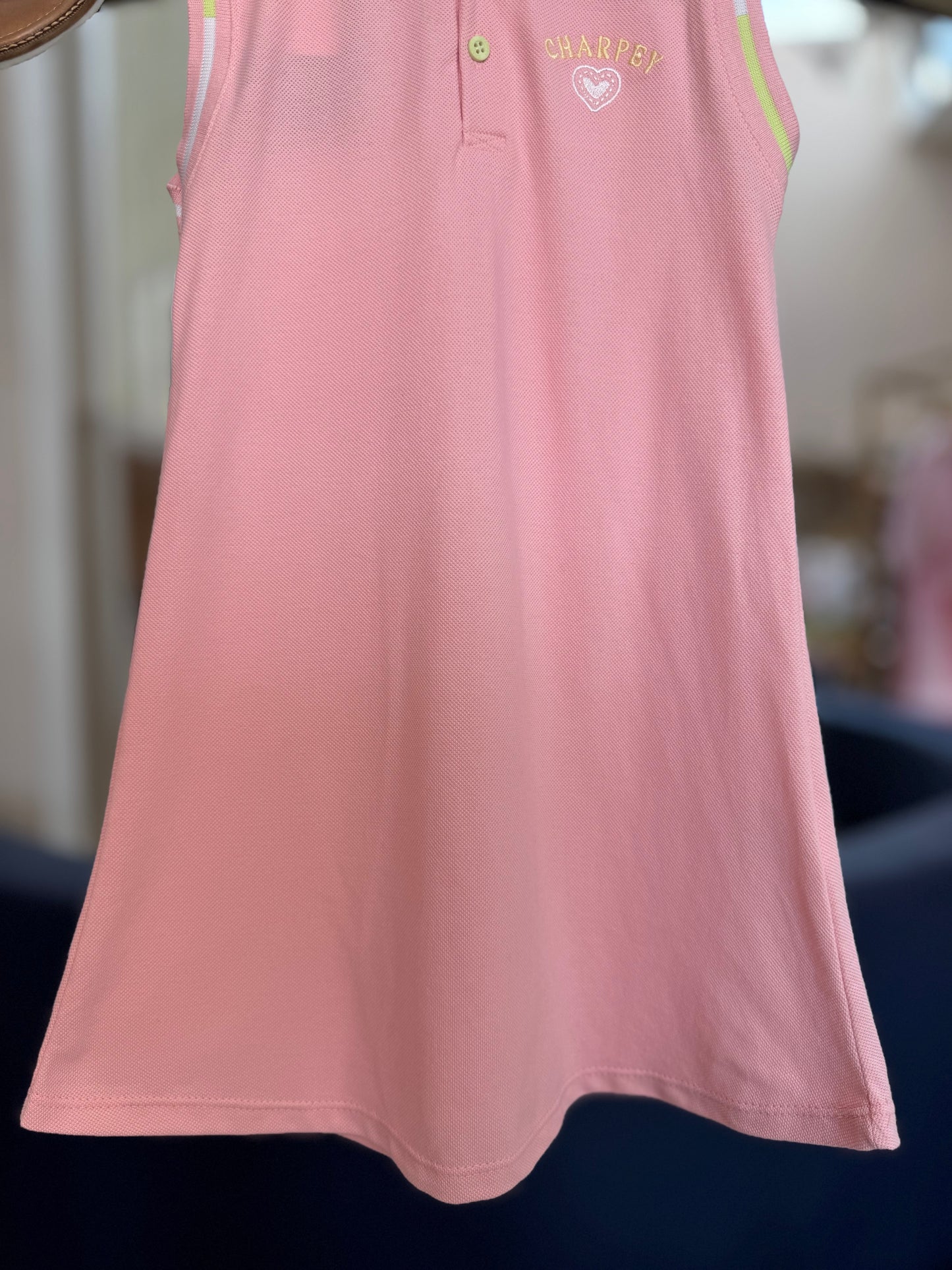 Vestido Infantil Piquet Tennista Rosa - Charpey