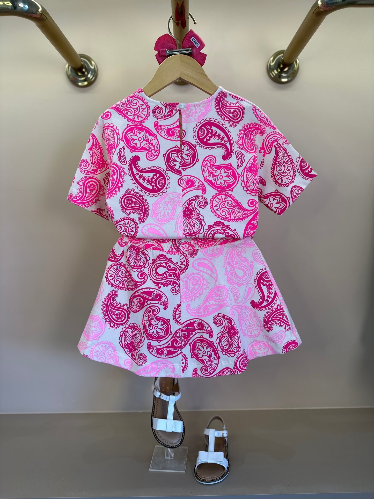 Conjunto Infantil Blusa e Saia Paisley ANM - Animê