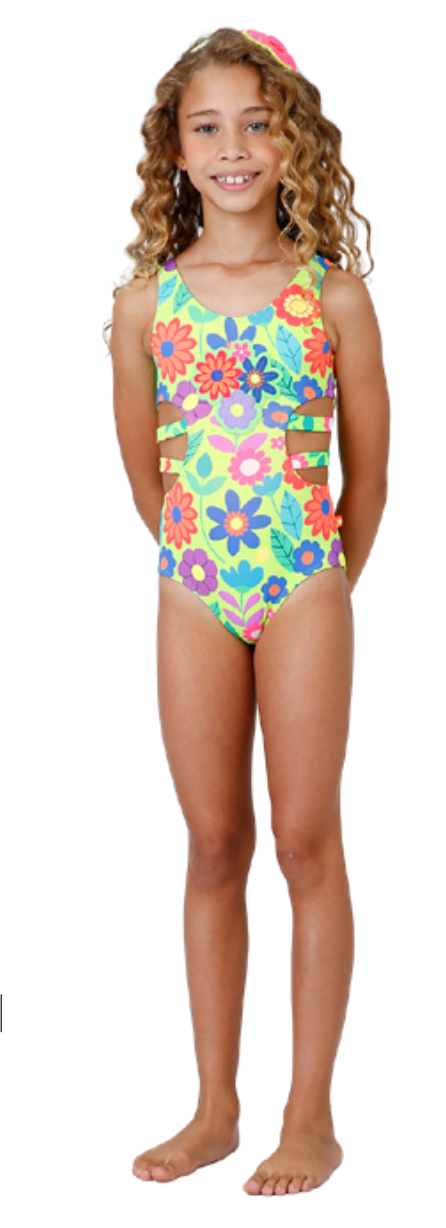 Maiô Infantil Gabriela Est. Jardim - Siri Kids