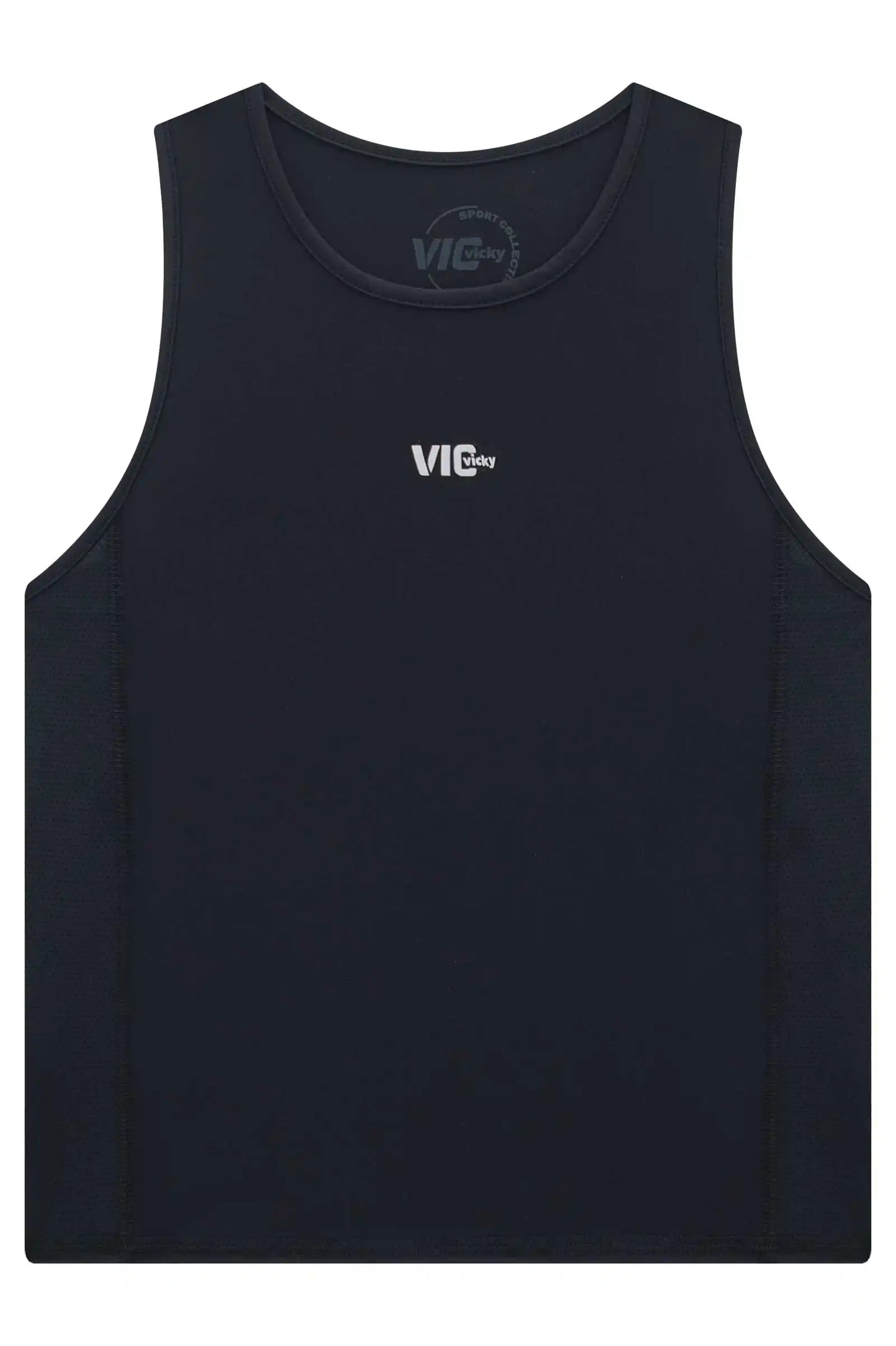 Blusa Teen Regata Preta - Vic Vick
