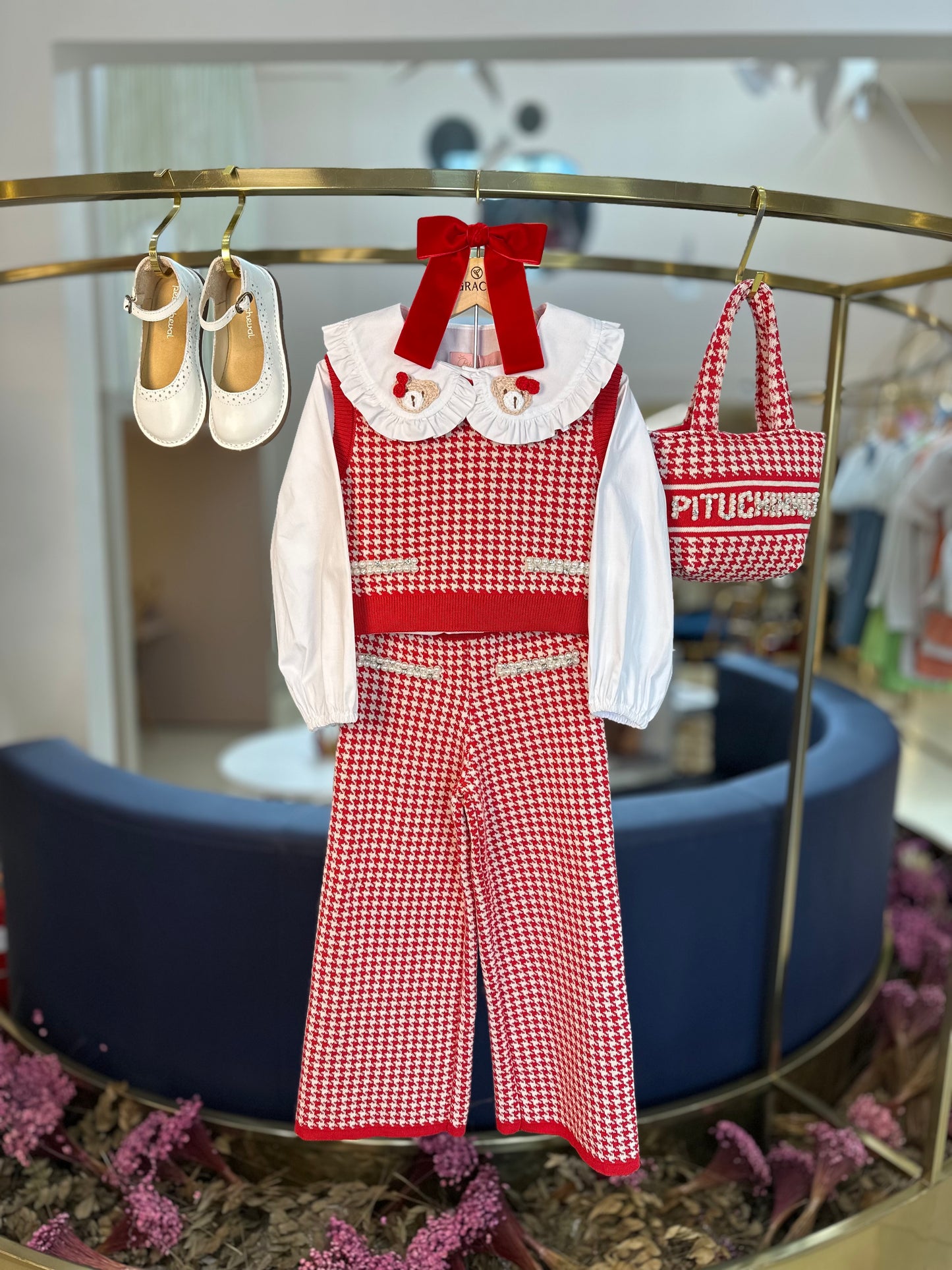 Camisa Infantil Babadinhos Ursas Crochê - Pituchinhus