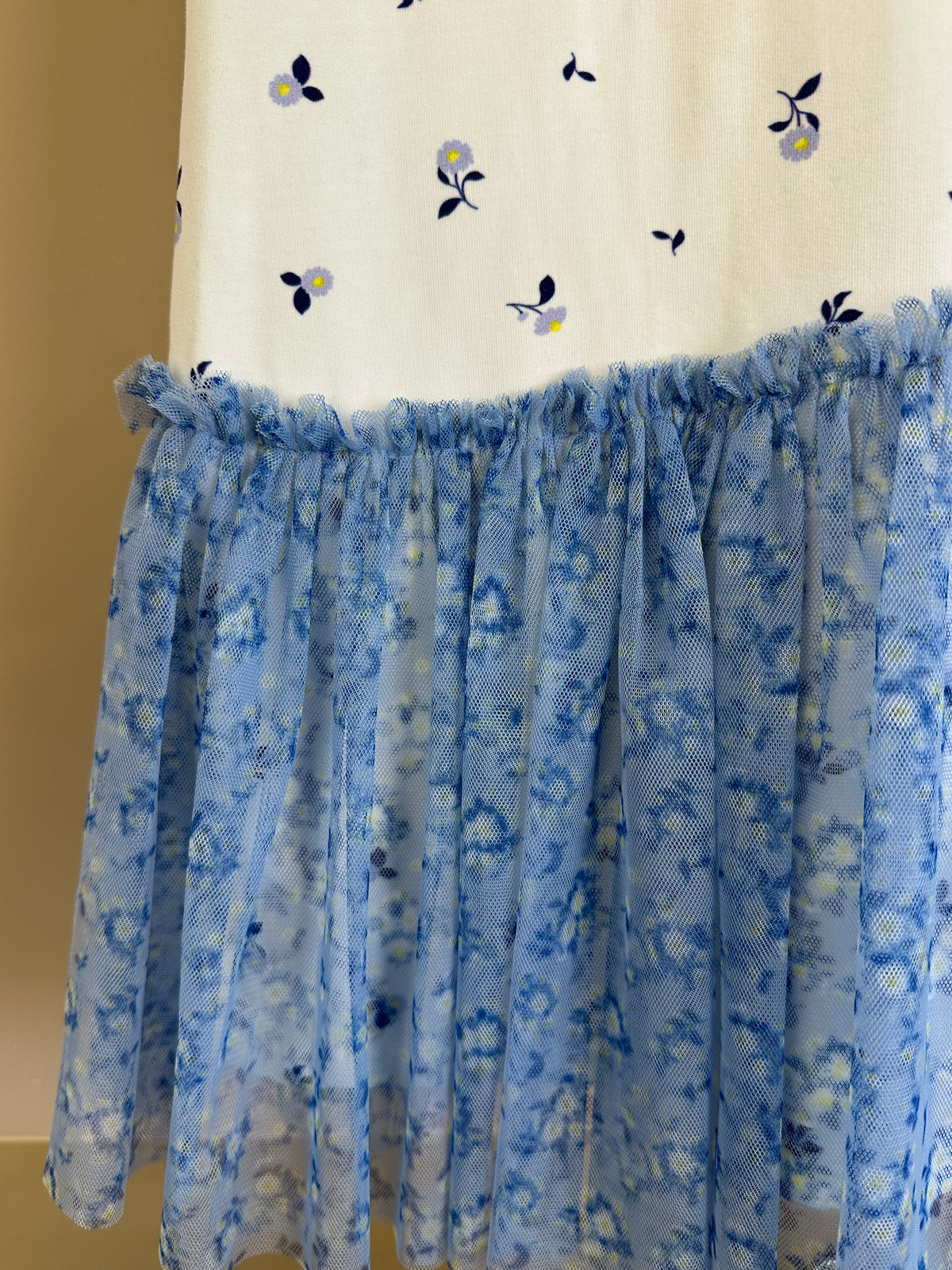 Vestido Infantil Cachorrinho Tule Etampado - Petit Cherie