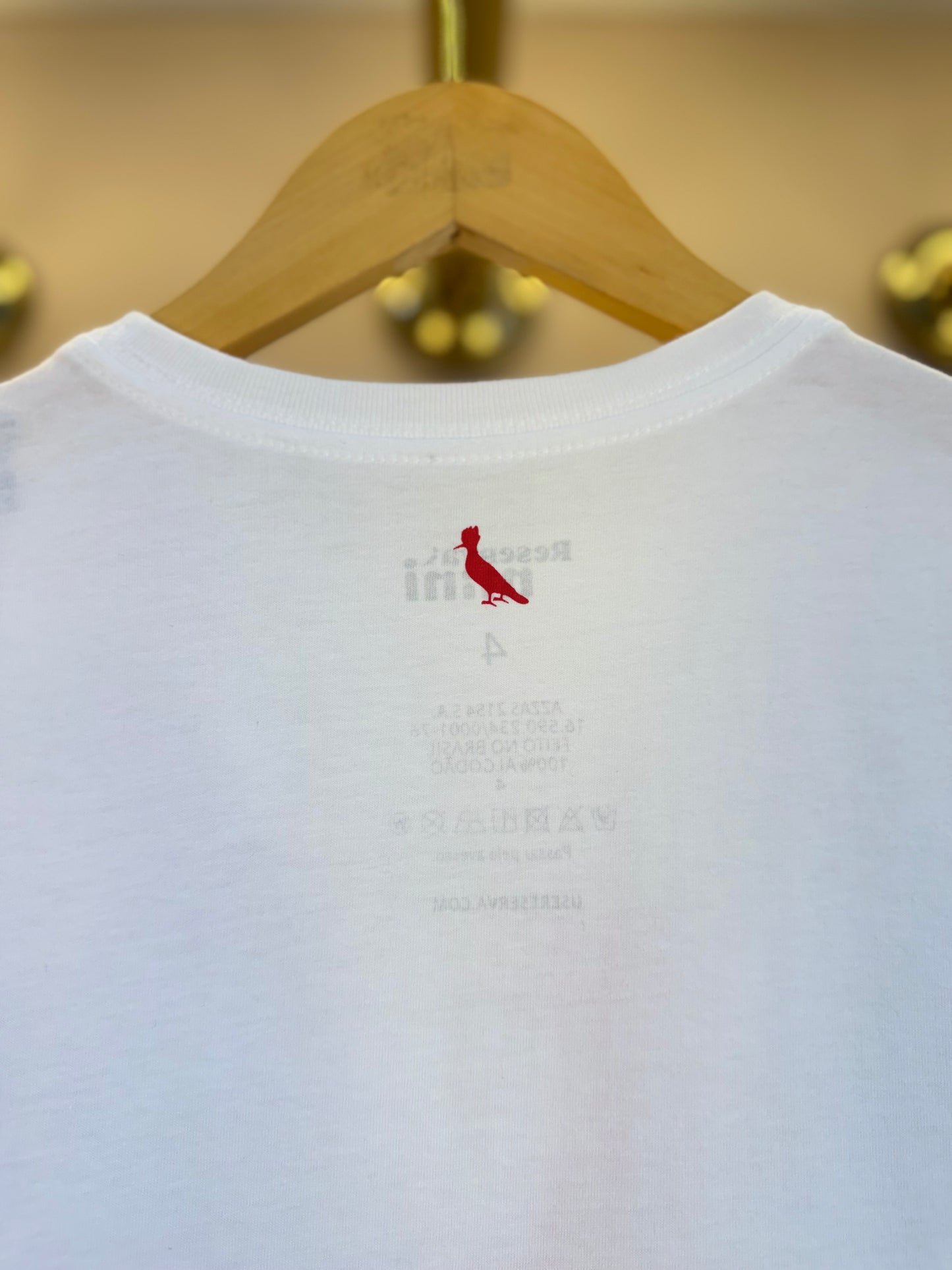 Camiseta Infantil Pica-Pau Rede Off White - Reserva Mini