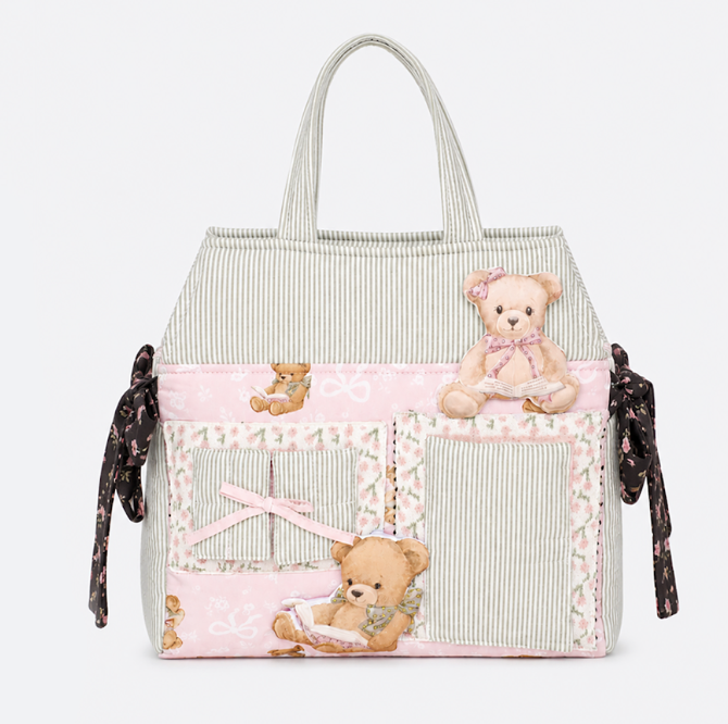 Bolsa Infantil Casinha Ursinhas Puffer - Pituchinhus