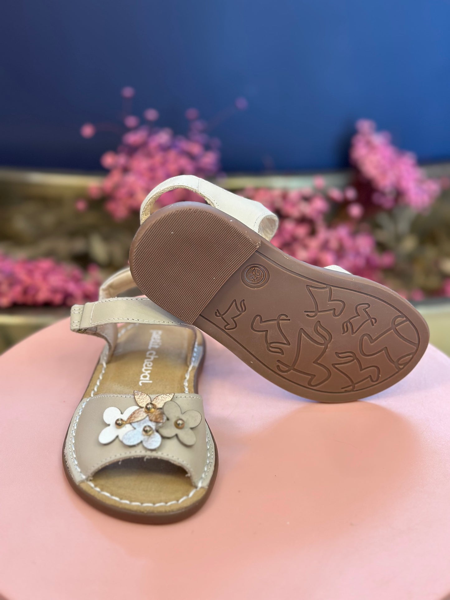Sandália Infantil Jardim Areia - Petit Cheval