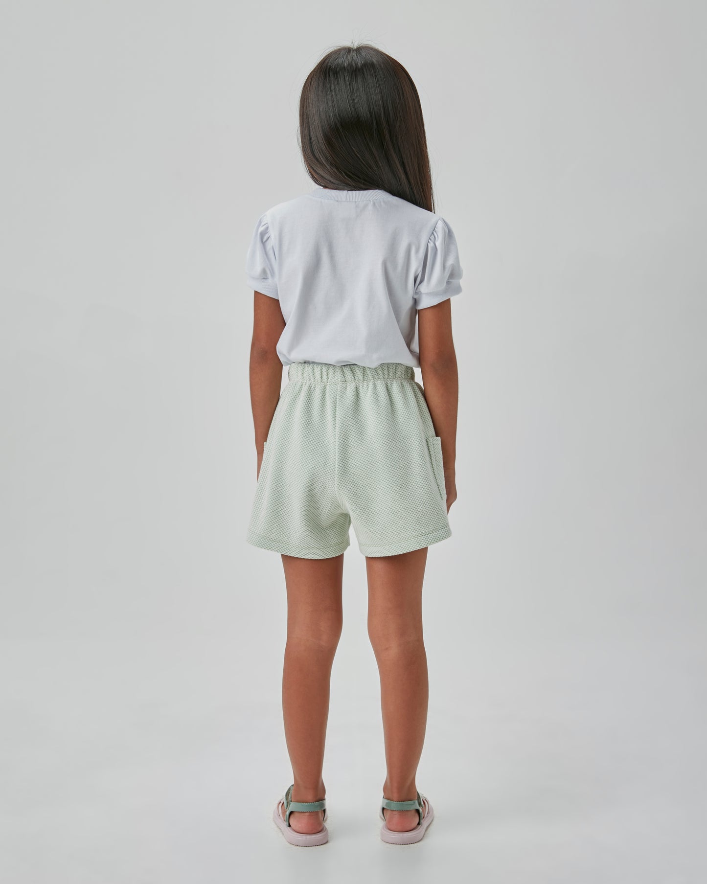 Conjunto Infantil Blusa Abacaxi Bordado e Shorts Bolsos - Beabá