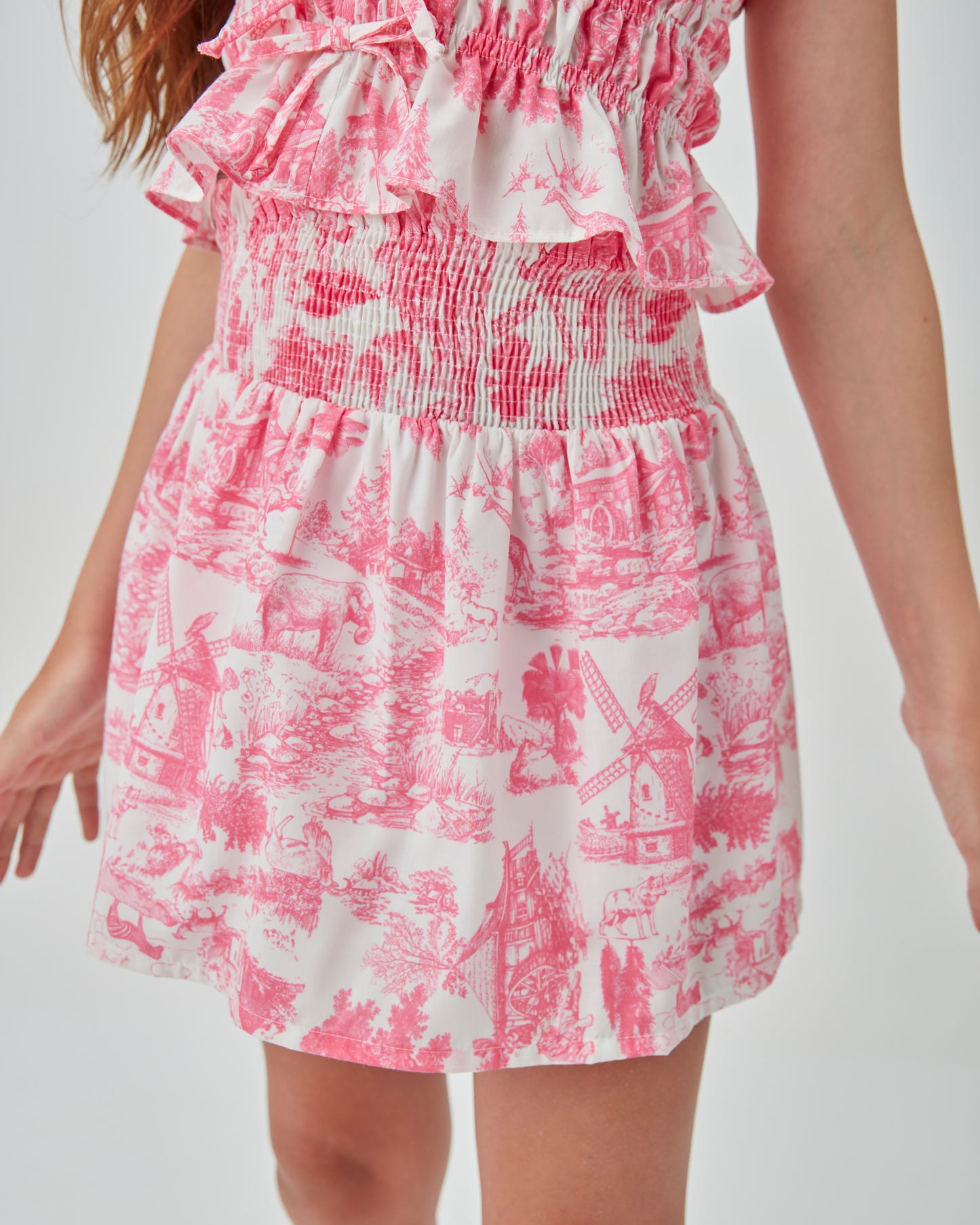 Conjunto Teen Blusa Corsele e Saia Toile Du Jouy - Two In PRÉ-VENDA
