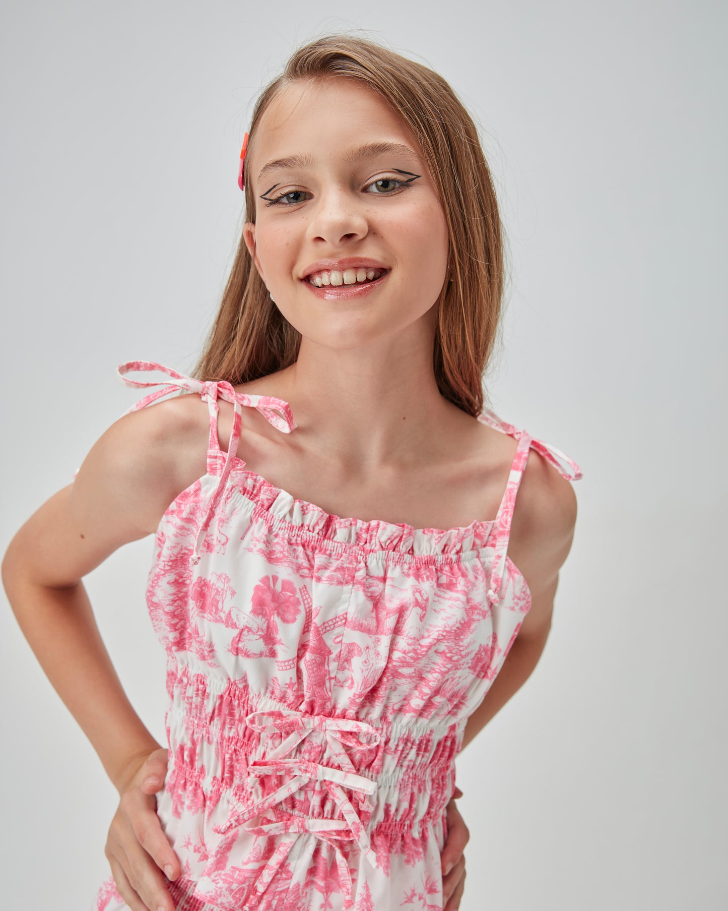 Conjunto Teen Blusa Corsele e Saia Toile Du Jouy - Two In PRÉ-VENDA