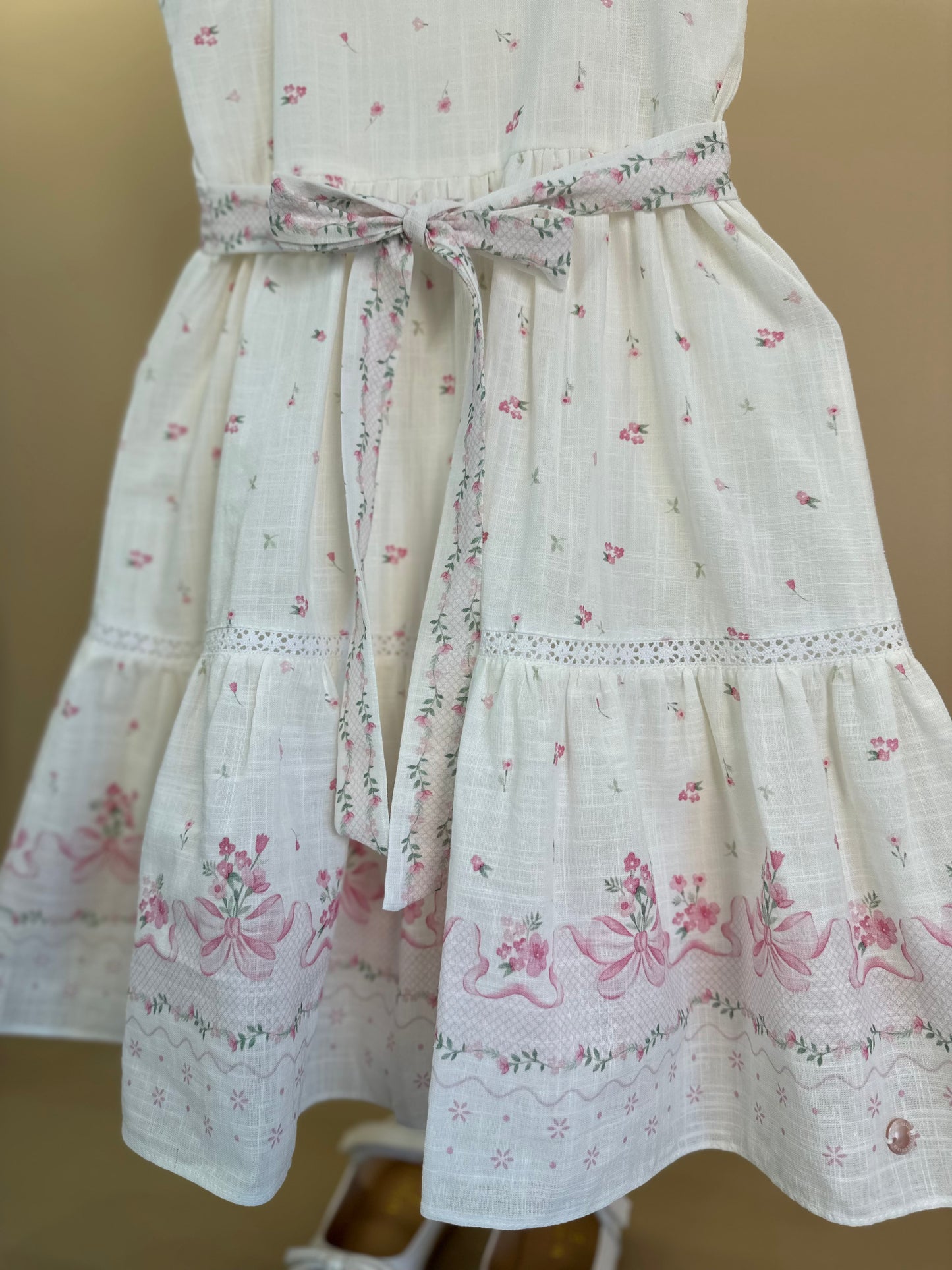 Vestido Infantil Algodão Little Flowers - Petit Cherie