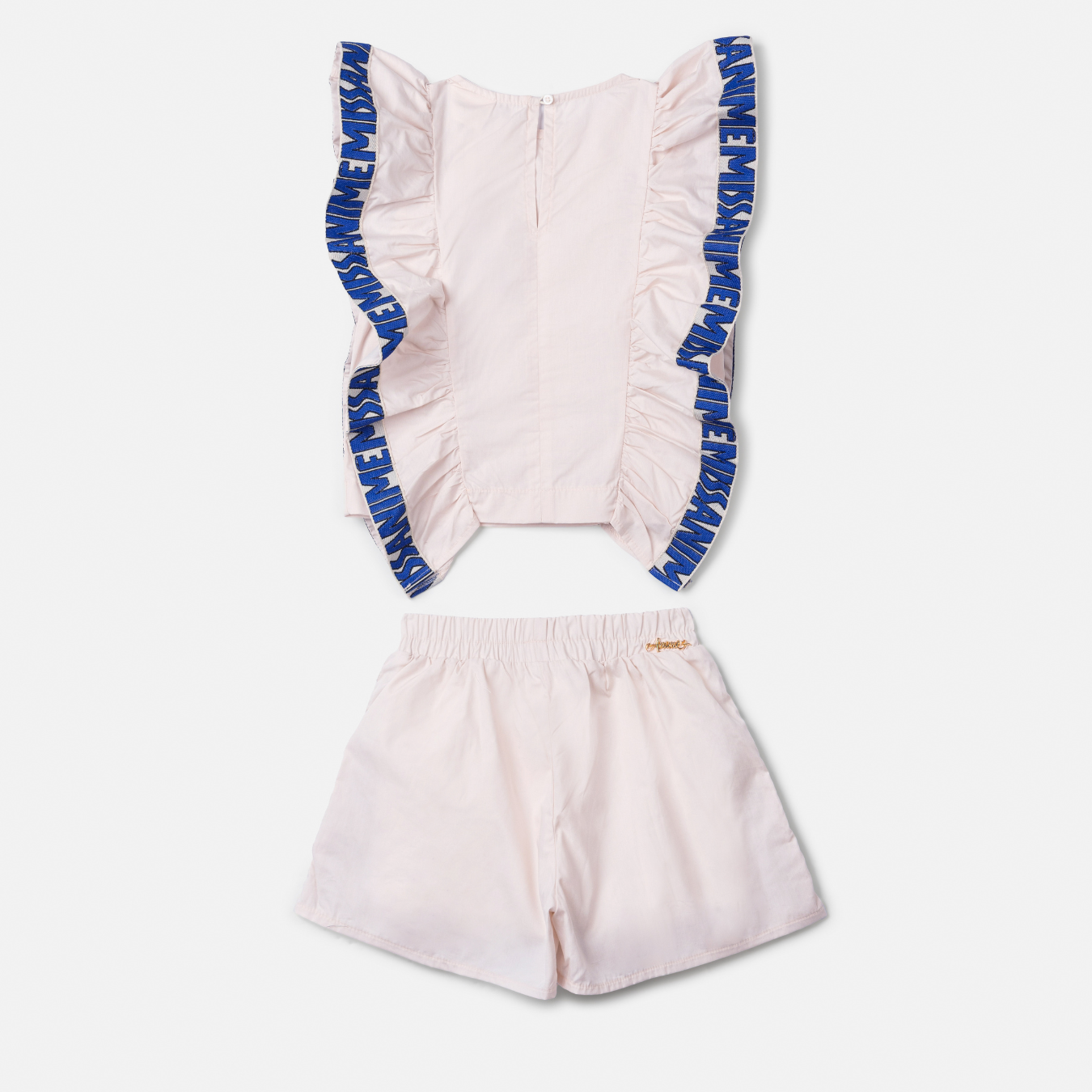 Conjunto Infantil Blusa e Shorts Bordados Borboletas - Animê
