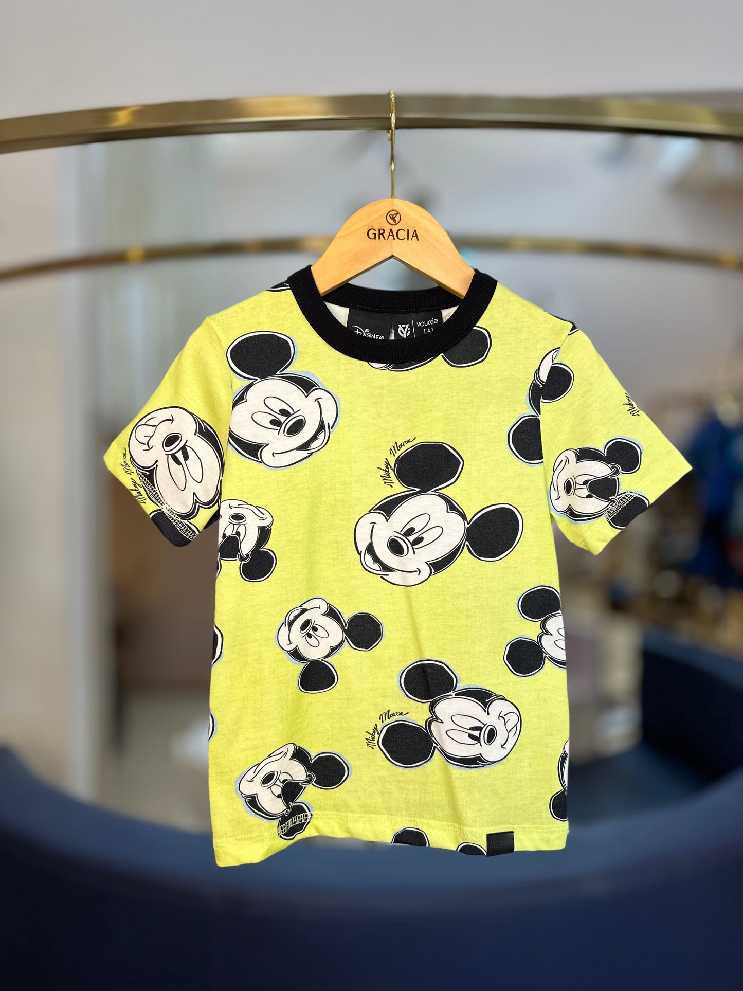 Conjunto Infantil Jardineira e T-Shirt Mickey Emoções - Youccie