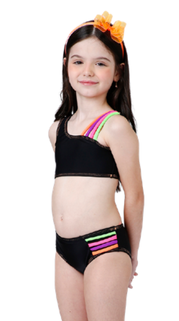 Biquíni Infantil Cropped Maitê - Siri Kids