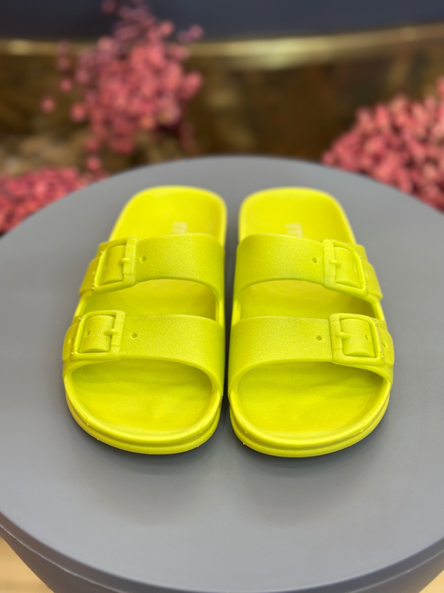 Sandália Infantil Birken Lima Neon - Momi