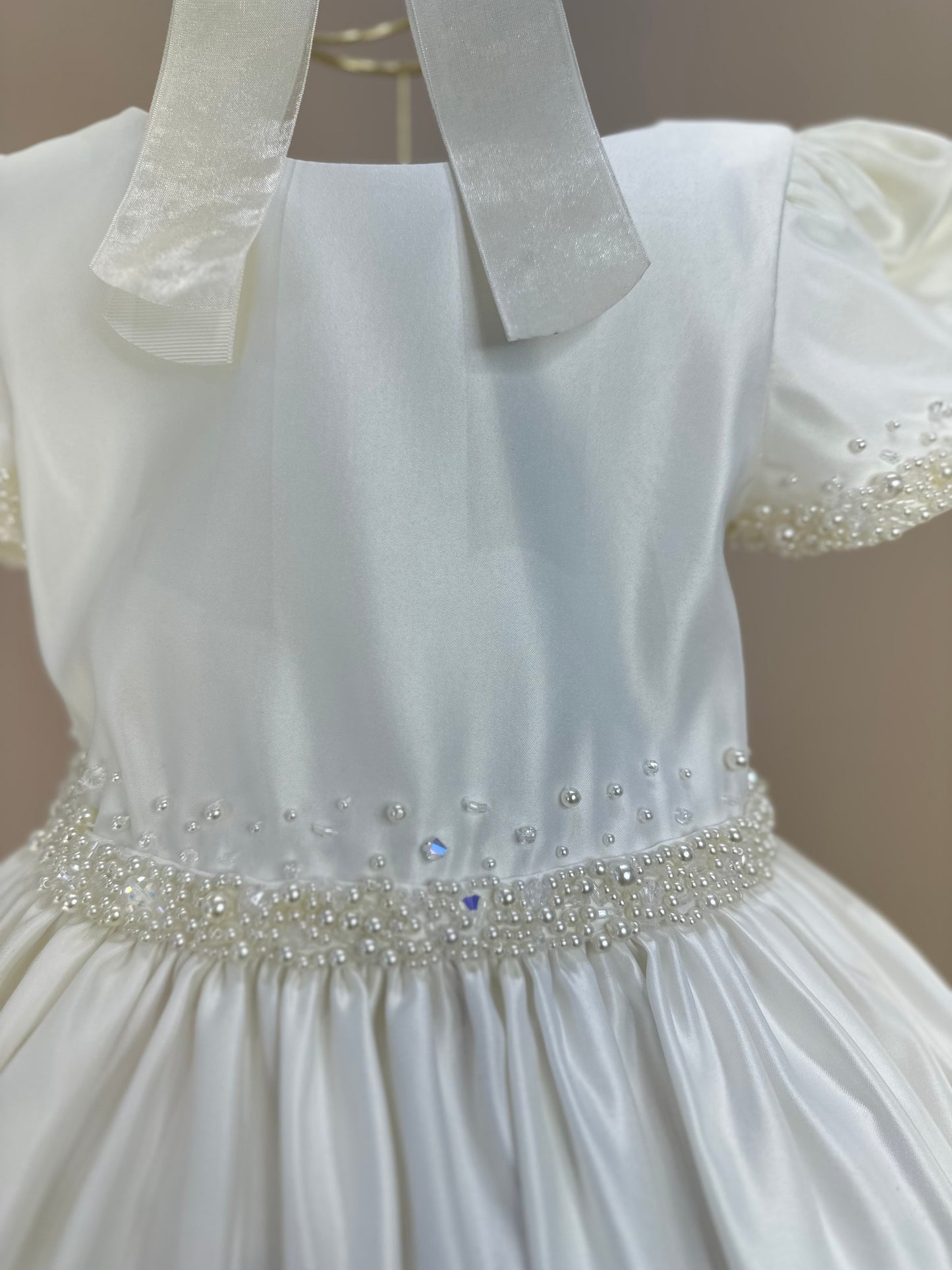 Vestido Dama Laço & Bordados Especiais - Mio Bebê