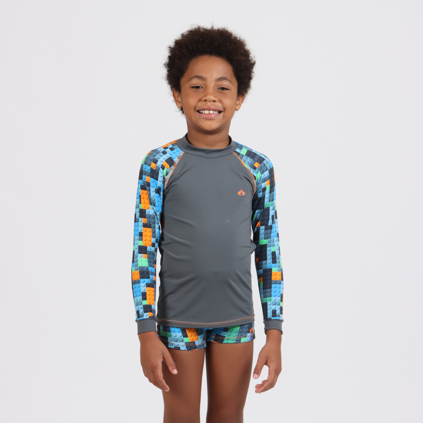 Conjunto Infantil Blusa Proteção UV e Sunga Lucca Lego - Siri Kids PRÉ-VENDA