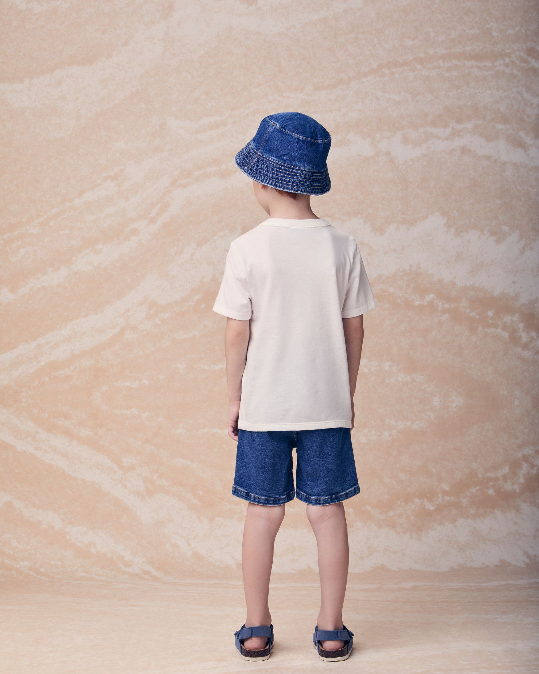Conjunto Infantil T-Shirt Yourself e Bermuda Jeans - Youccie