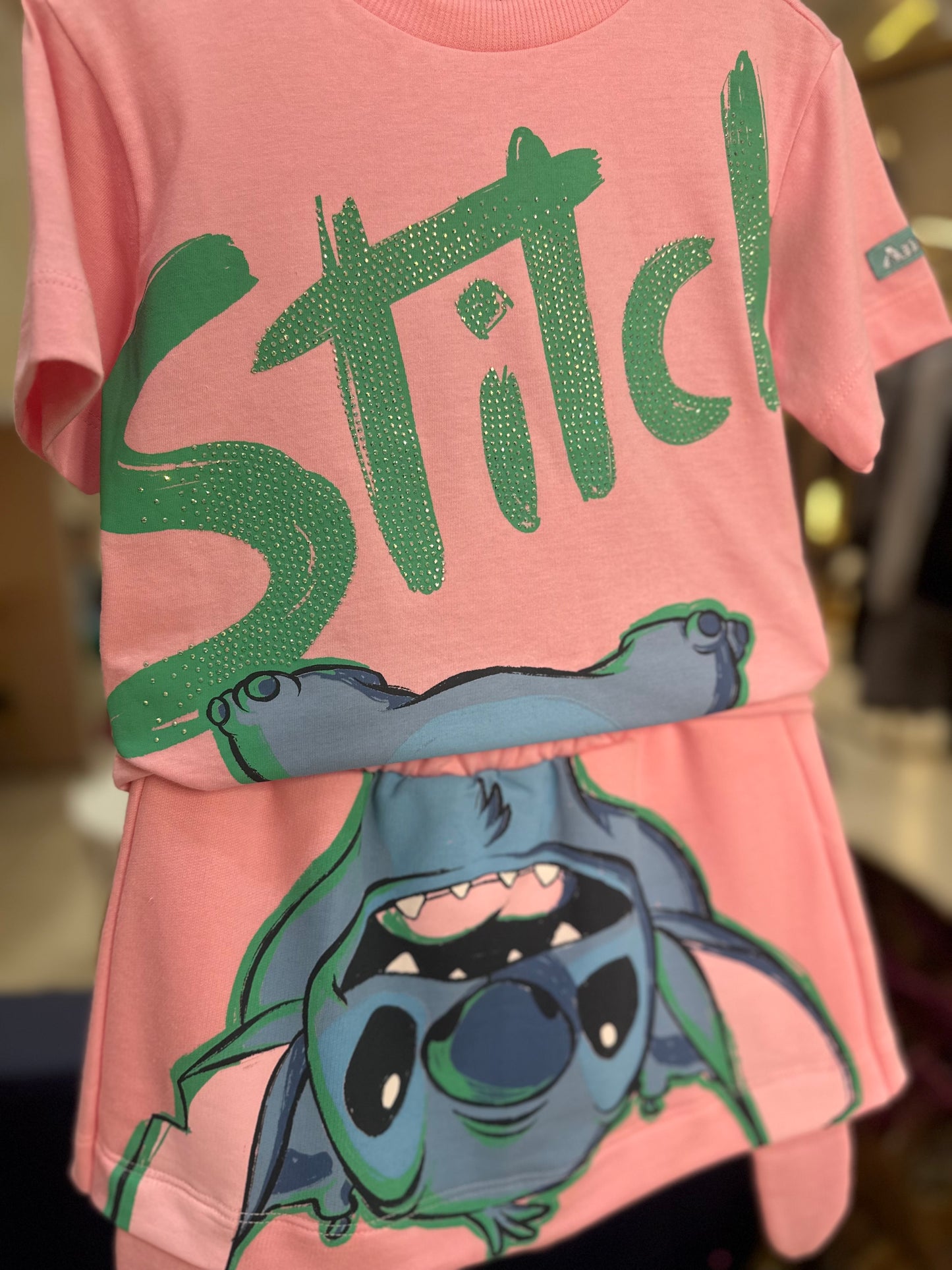 Conjunto Infantil Stitch Blossom - Animê
