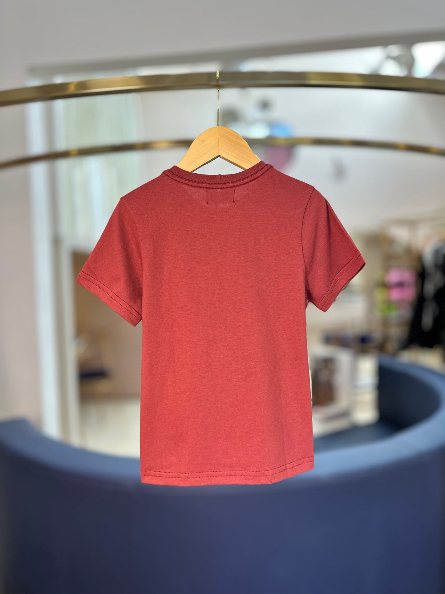 Camiseta Infantil Tedy Boiadeiro Vinho - Dame