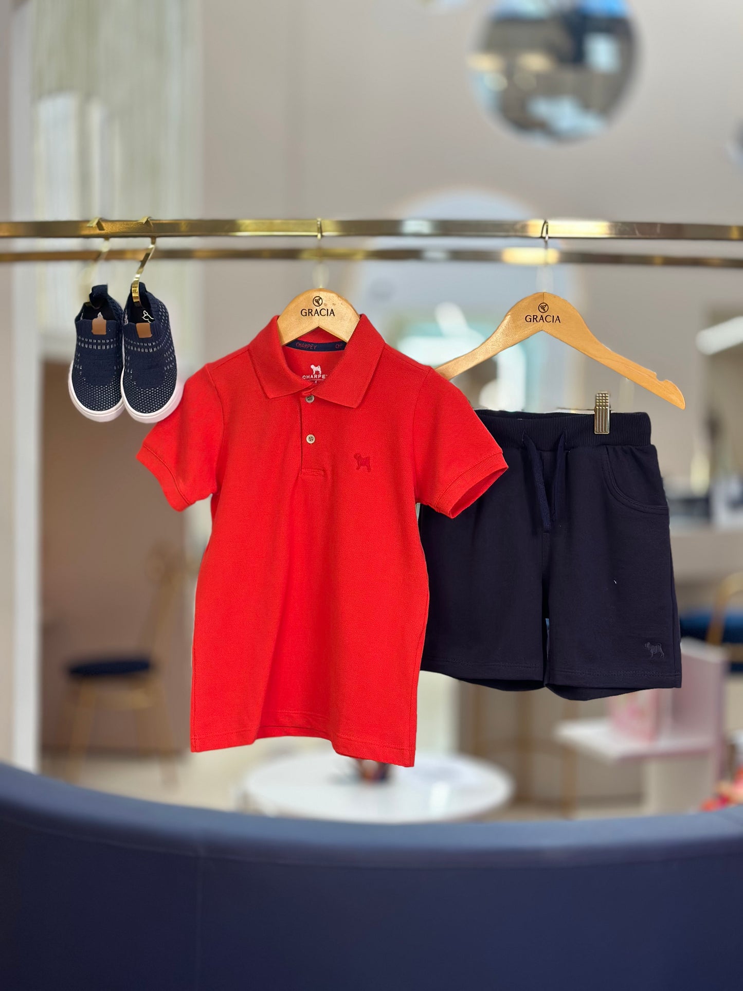 Polo Infantil Piquet Vermelho - Charpey