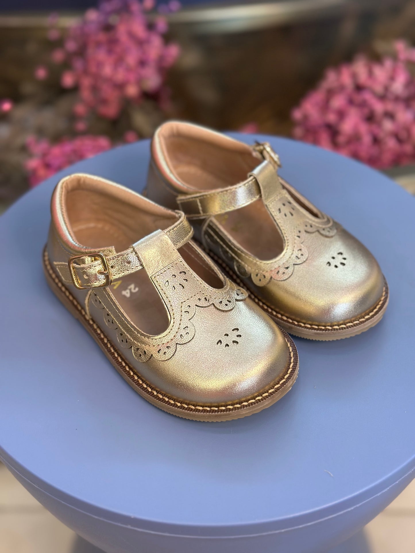 Sapato Infantil Serena Dourado - Gracia