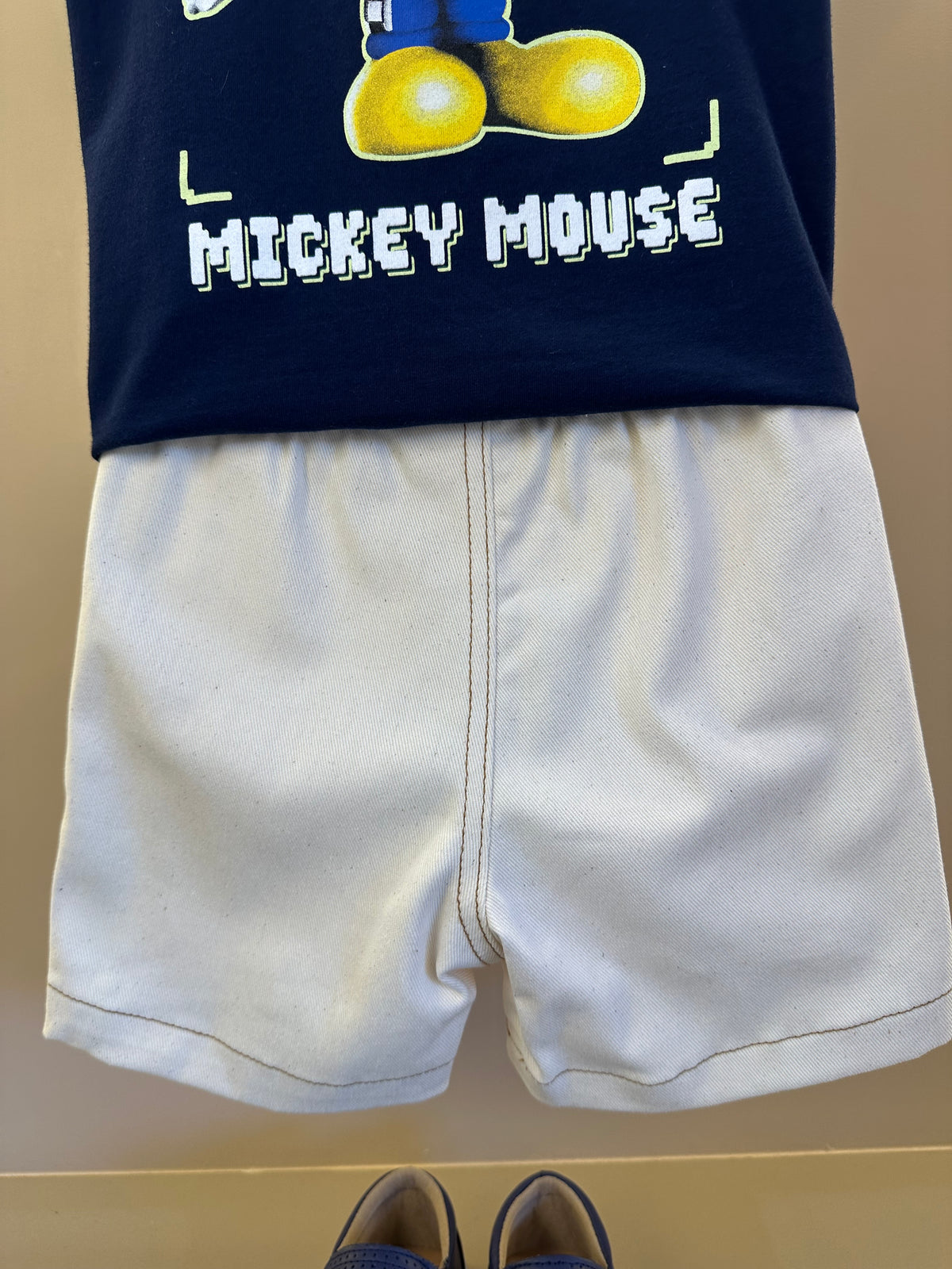Conjunto Infantil T-Shirt Select Player Mickey Mouse e Bermuda Sarja - Youccie