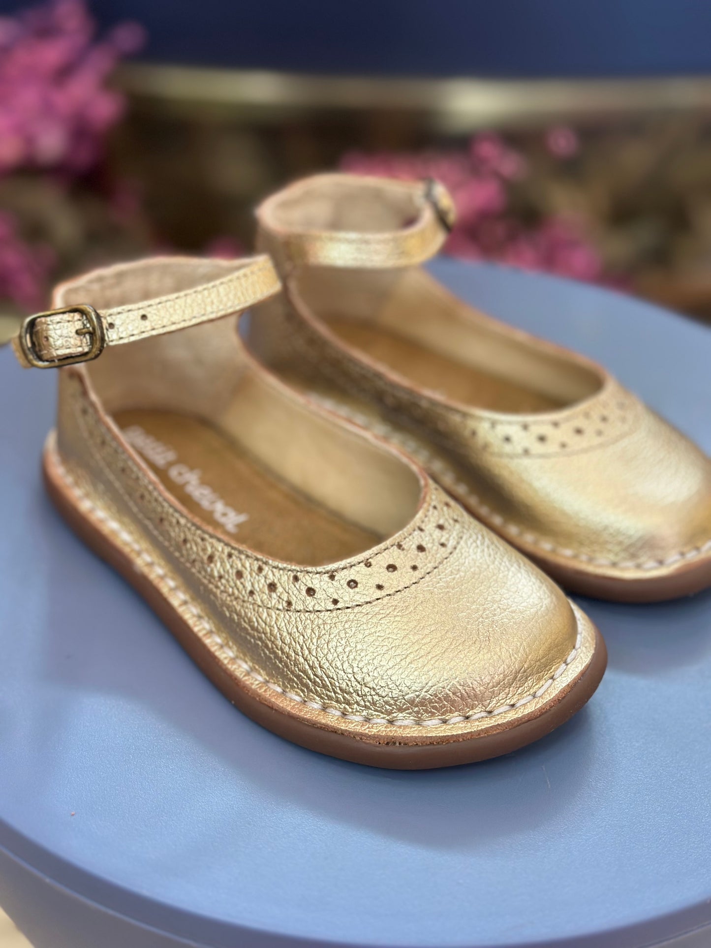 Sapato Infantil Patinete Doré - Petit Cheval