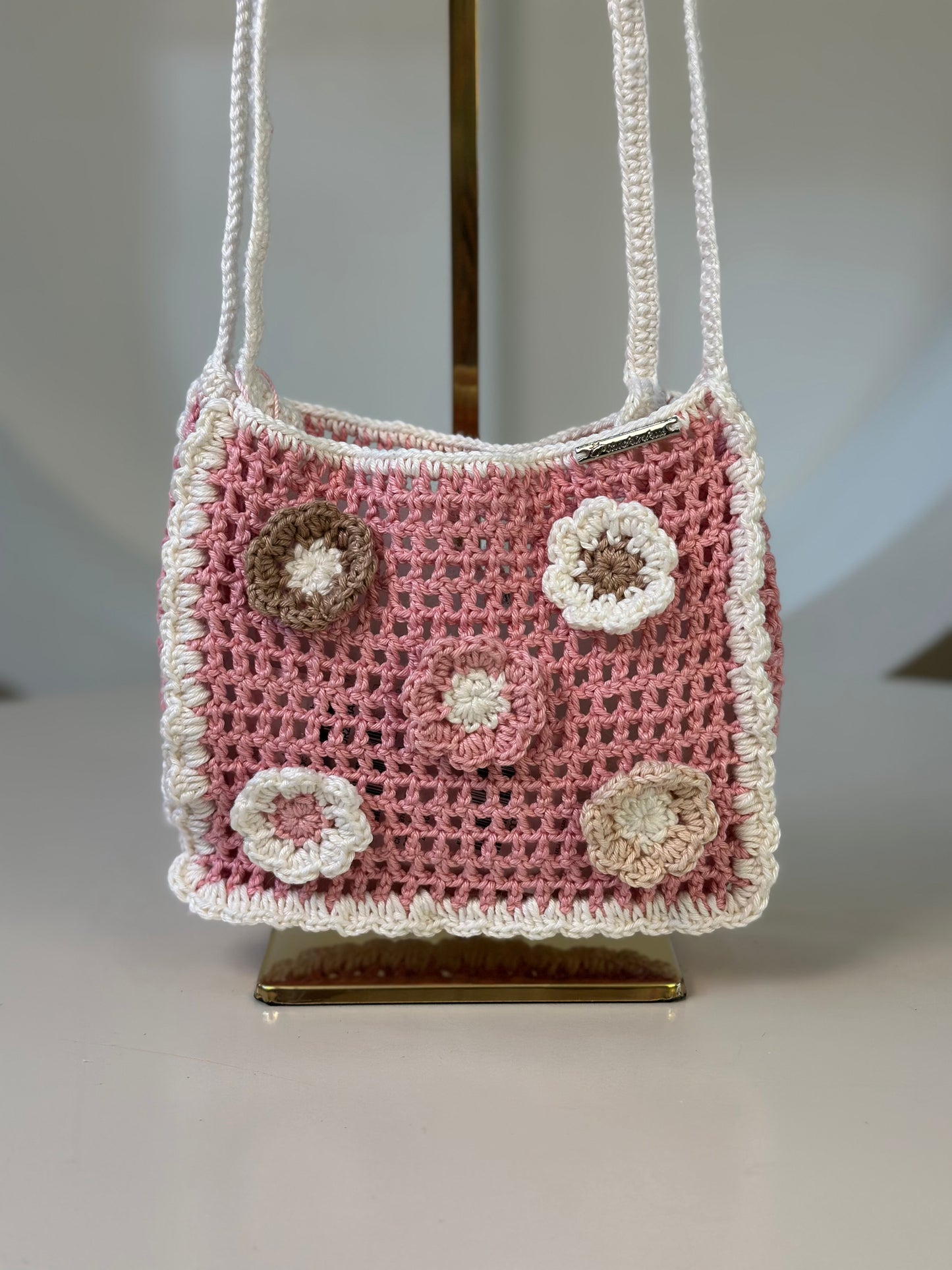 Bolsa Infantil Crochê Florzinhas Dolce - Pituchinhus