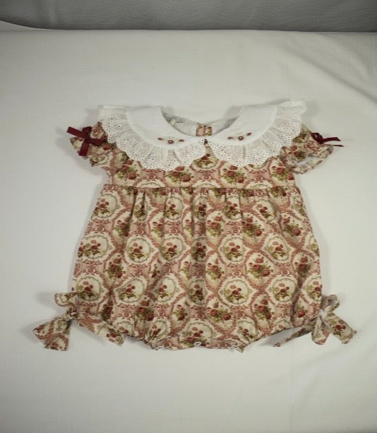 Pimpão Bebê Floral Provençal Gola Estampada - Roana