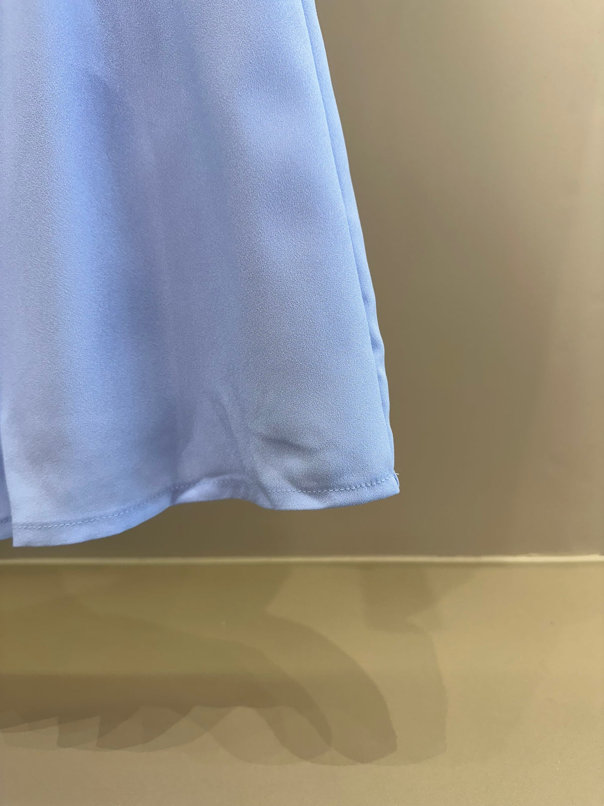 Conjunto Teen Blusa Cropped e Saia de Crepe - Vanilla Cream
