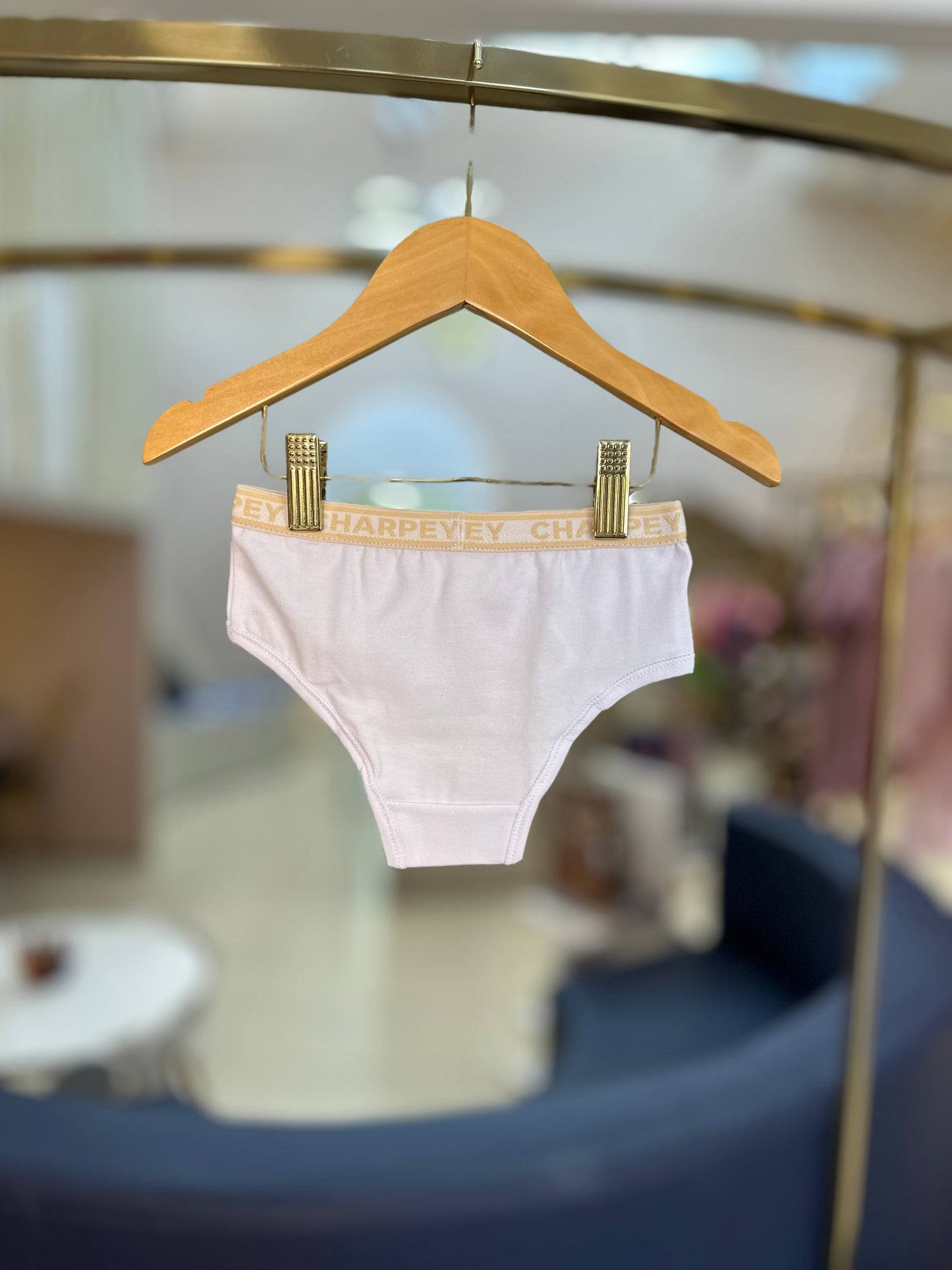 Kit Calcinhas Infantis Branca e Estampada - Charpey