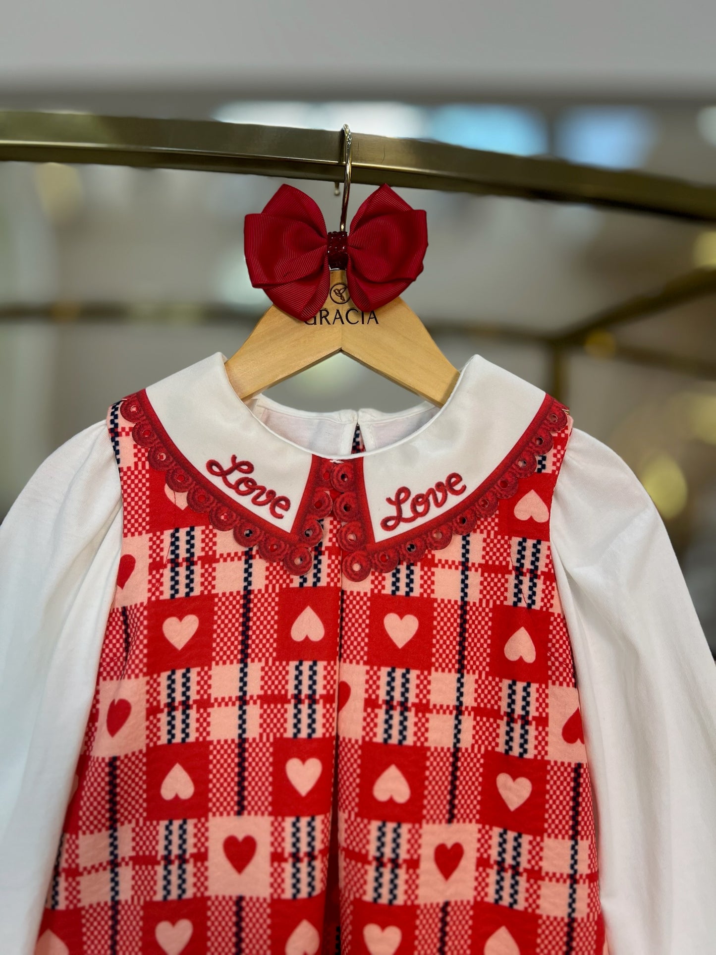 Camisa Infantil de Algodão com Gola LOVE - Beabá