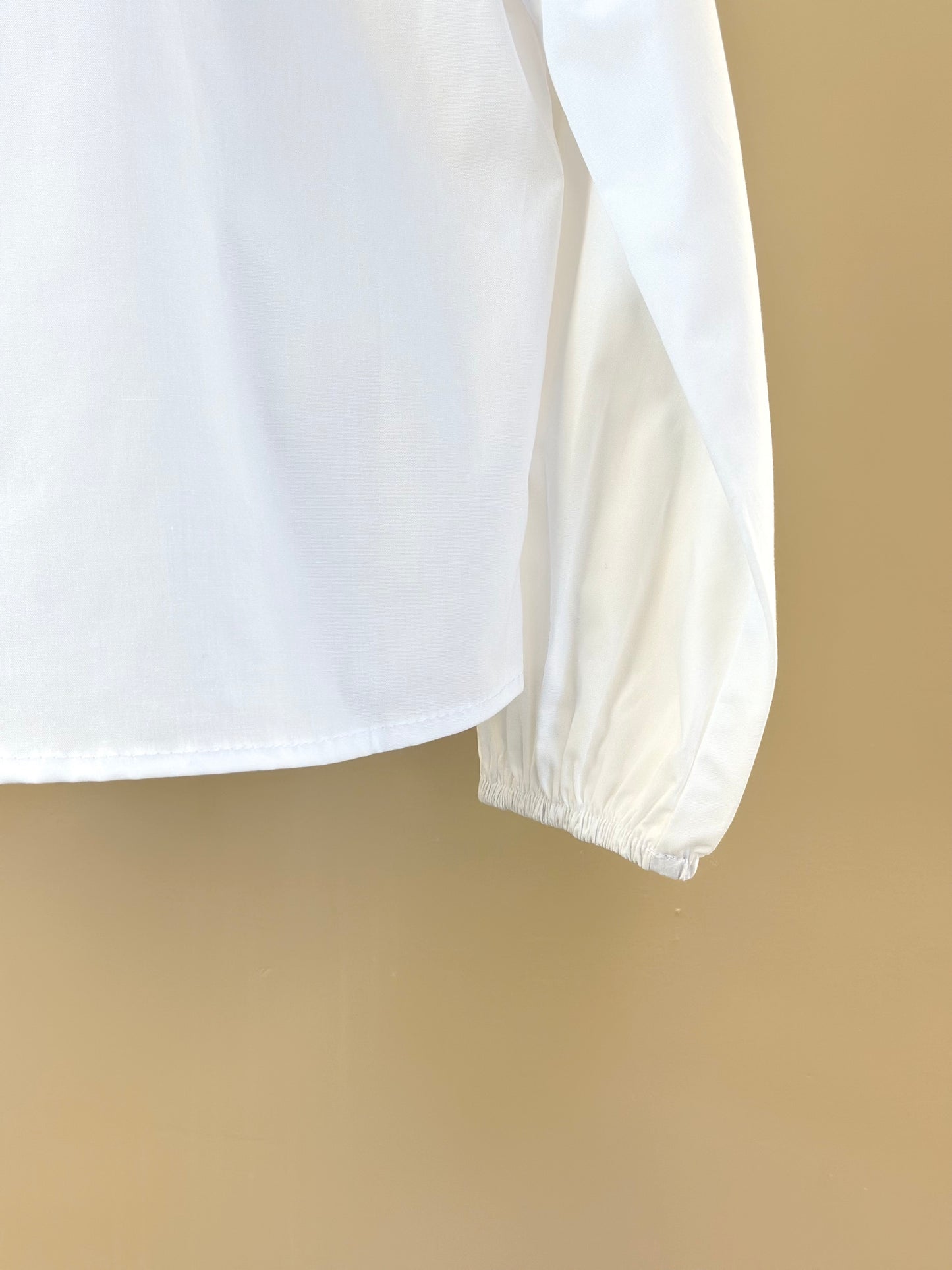 Camisa Infantil Algodão Cristais e Patche Ursinha Branca - Pituchinhus