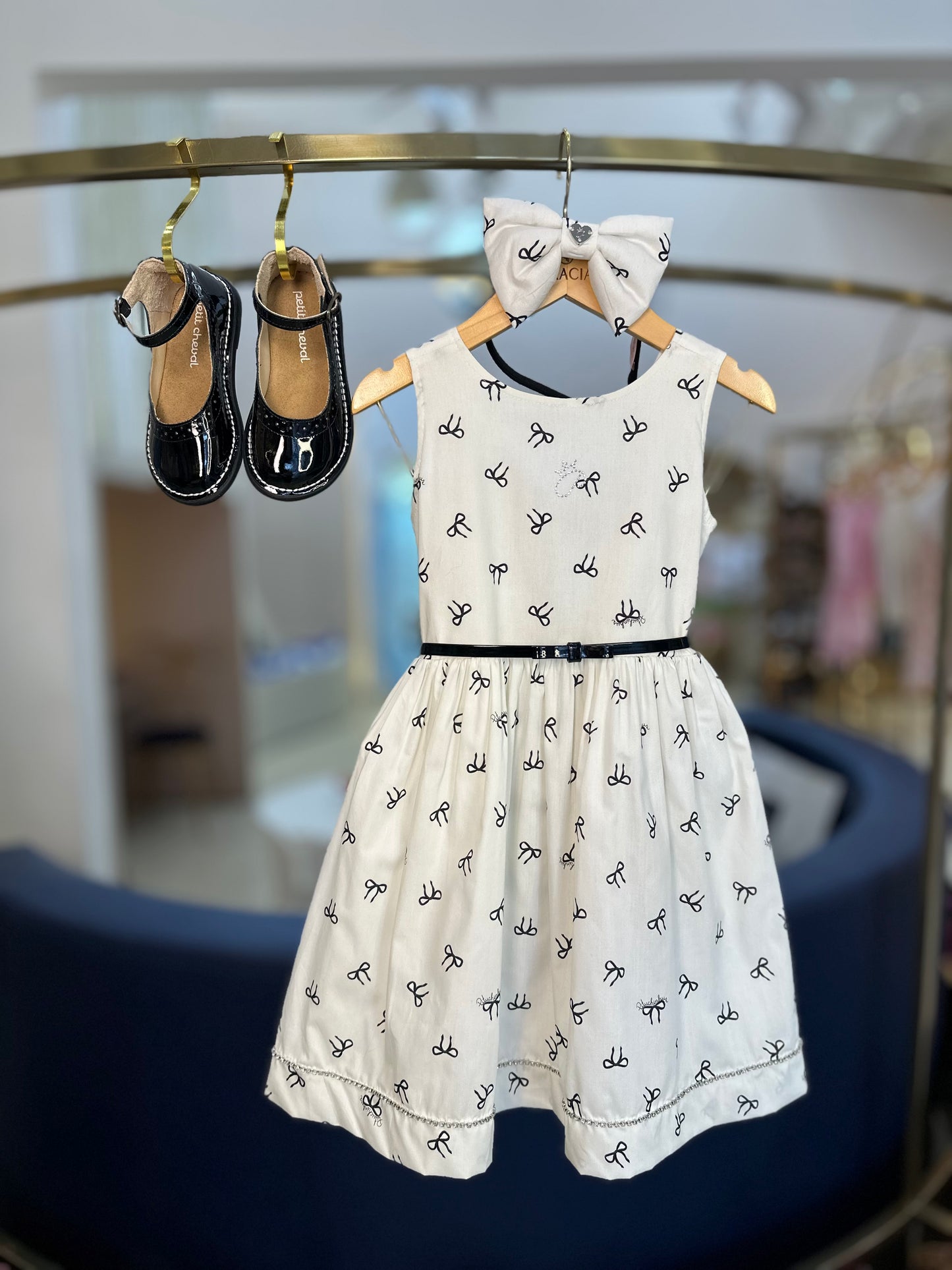 Vestido Infantil Maxi Laço Costas Lacinhos - Pituchinhus