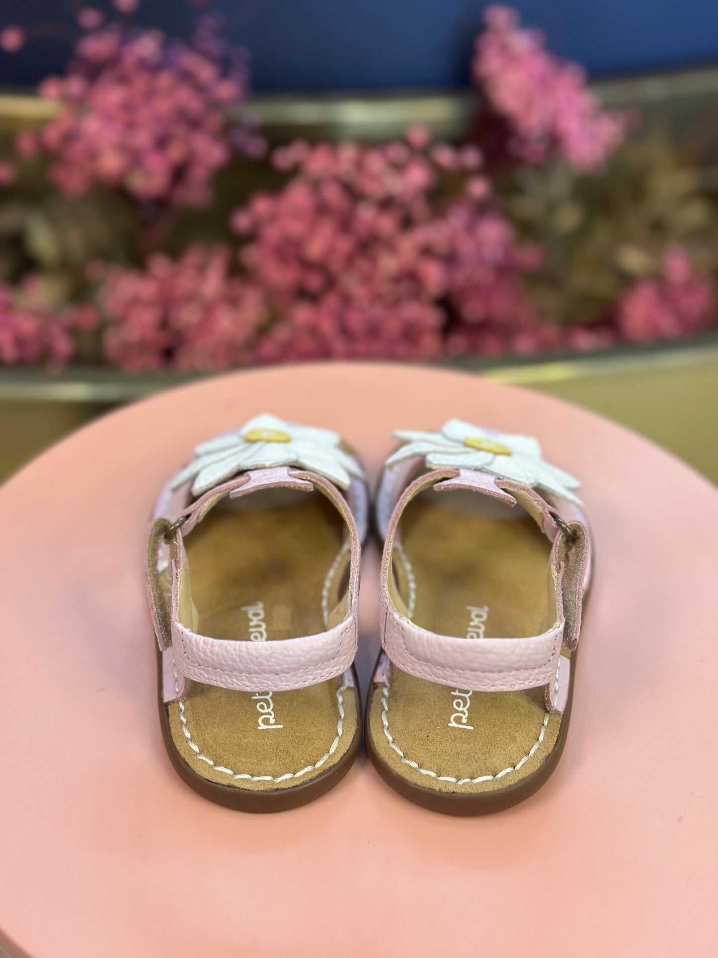 Sandália Infantil Carrossel Lilac/Flor Margarida - Petit Cheval