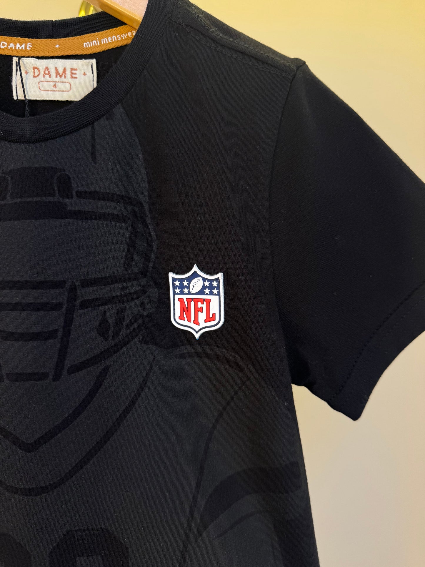 Conjunto Infantil Camiseta Algodão Jogador NFL e Bermuda Packers NFL Cinza - Dame