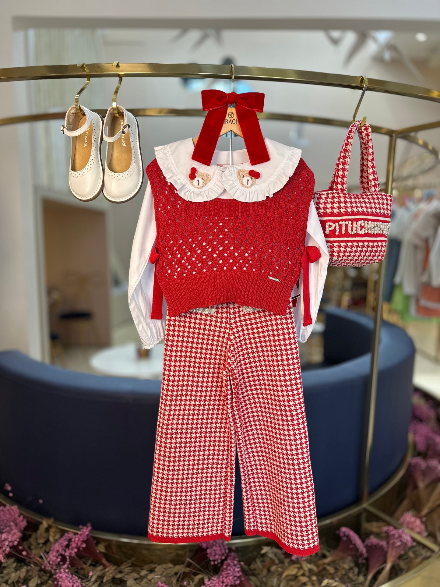 Camisa Infantil Babadinhos Ursas Crochê - Pituchinhus
