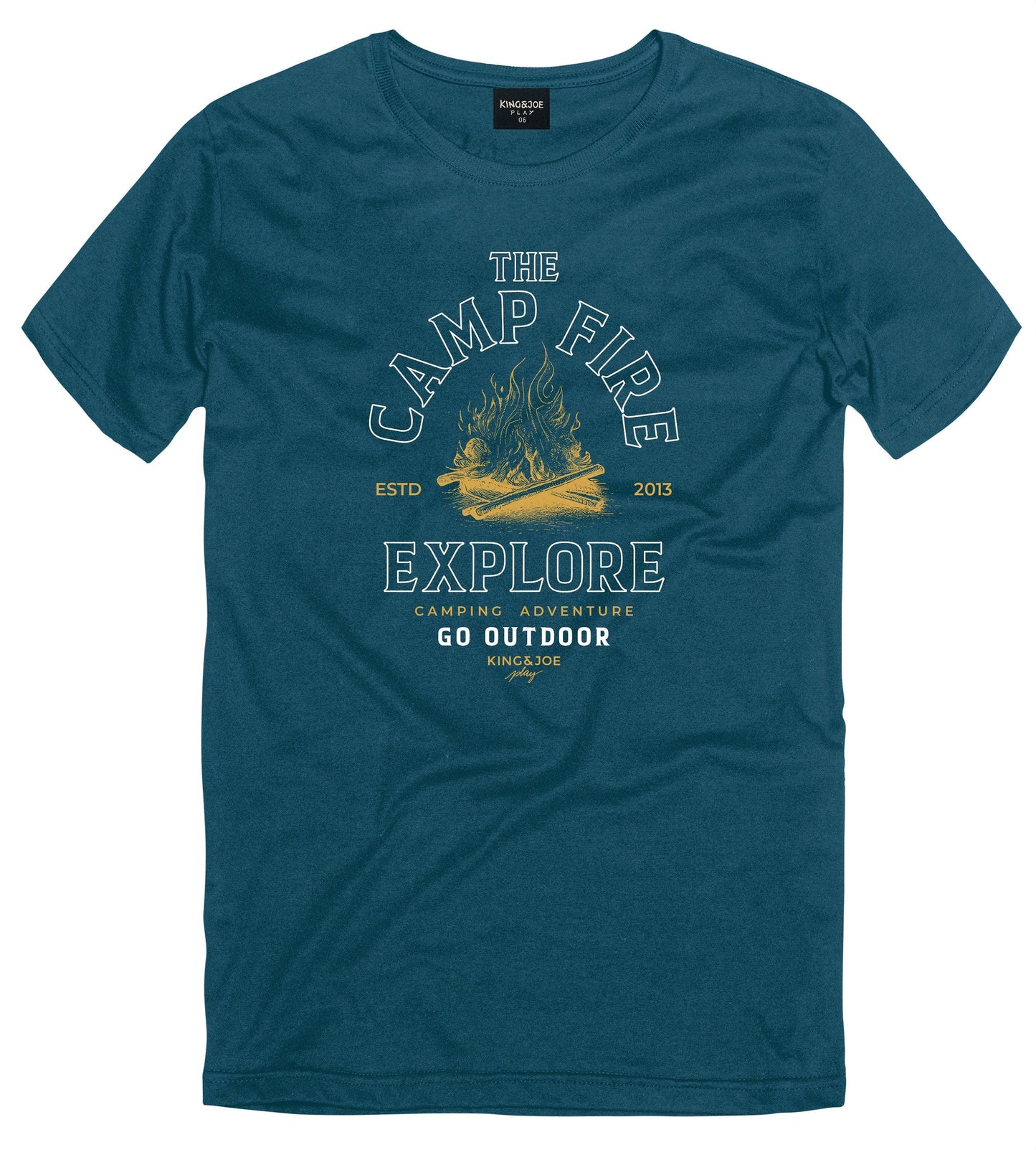 Camiseta Camp Fire King & Joe Play - Gracia