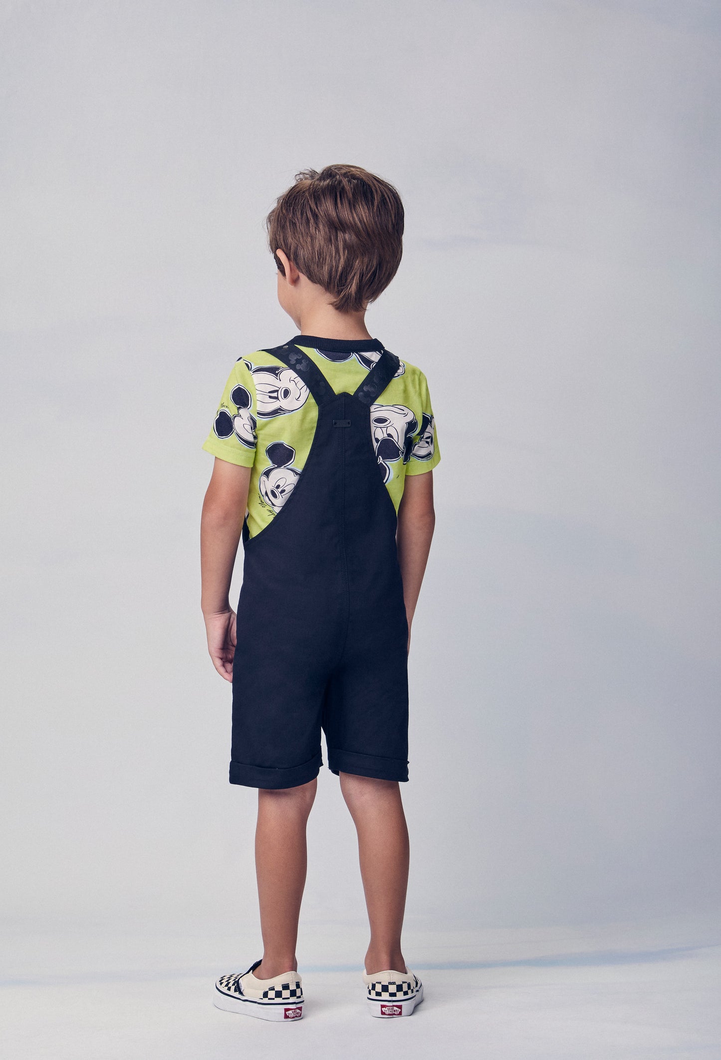 Conjunto Infantil Jardineira e T-Shirt Mickey Emoções - Youccie