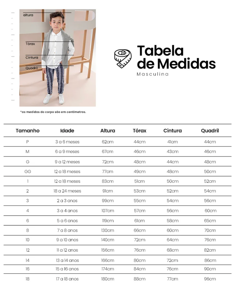 Camiseta Infantil Basics Royal - Charpey