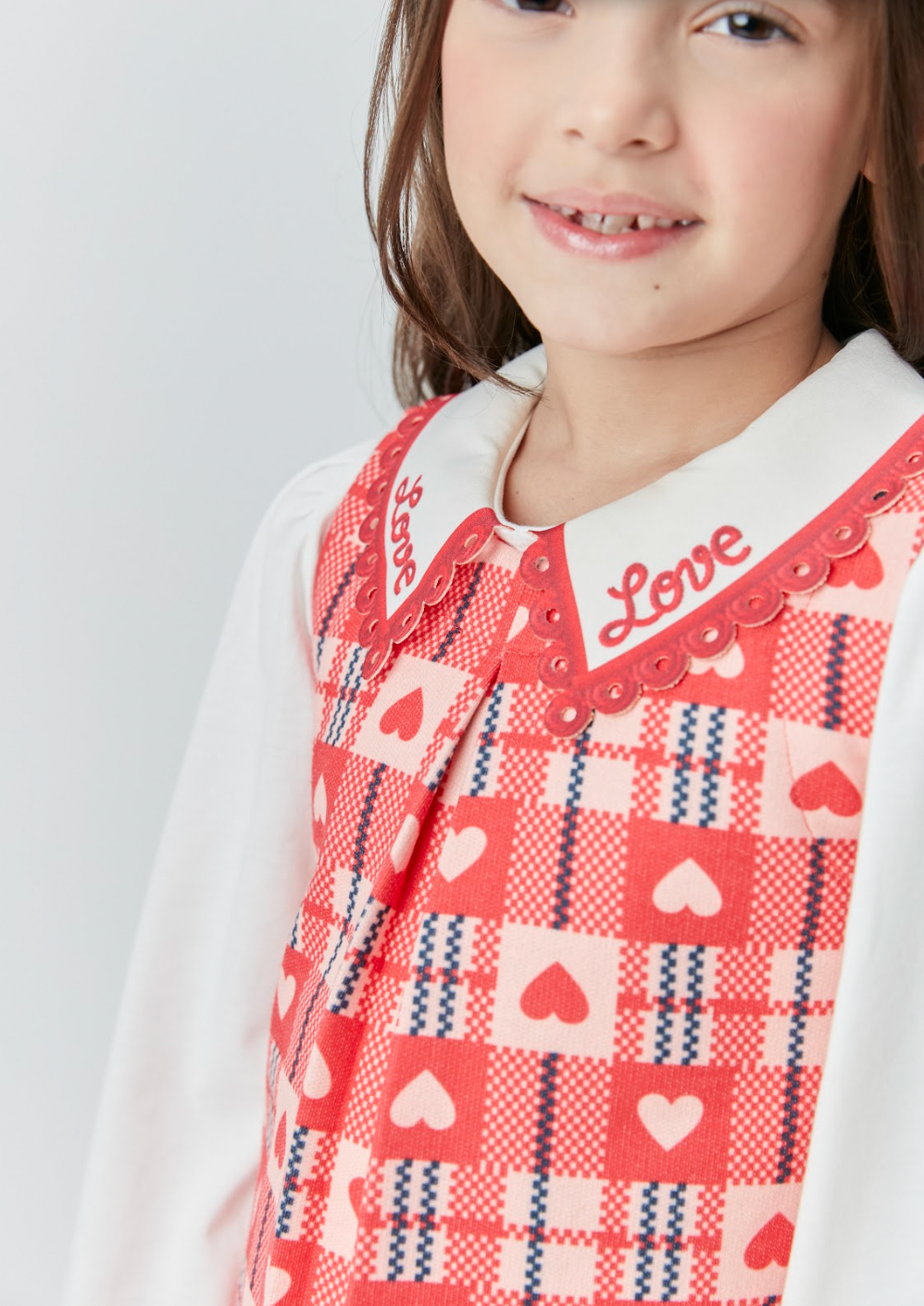 Camisa Infantil de Algodão com Gola LOVE - Beabá